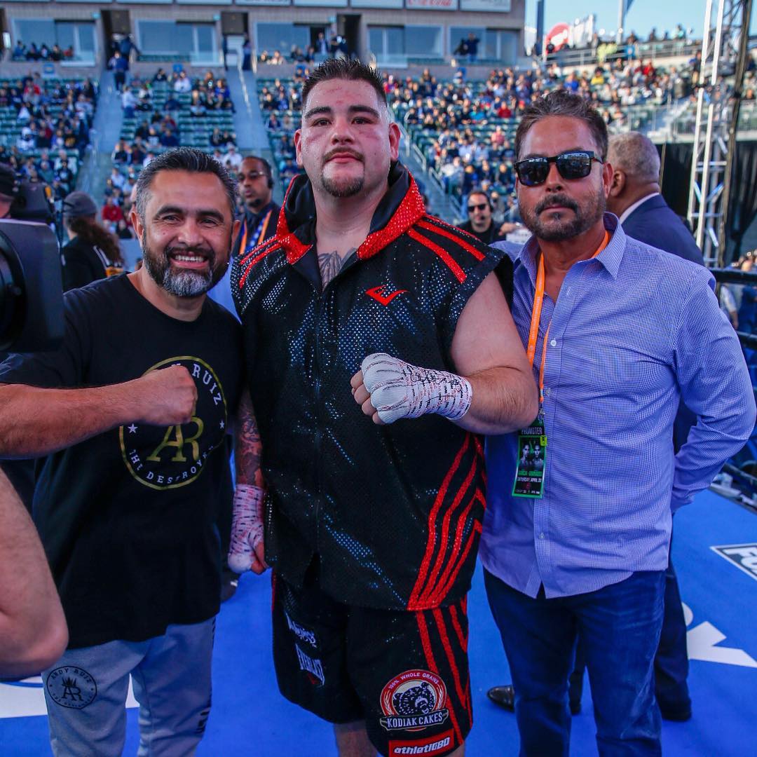 Manny Robles entrenó a Andy Ruiz hasta hacerlo campeón mundial (Foto: Instagram @manuel.boxing)