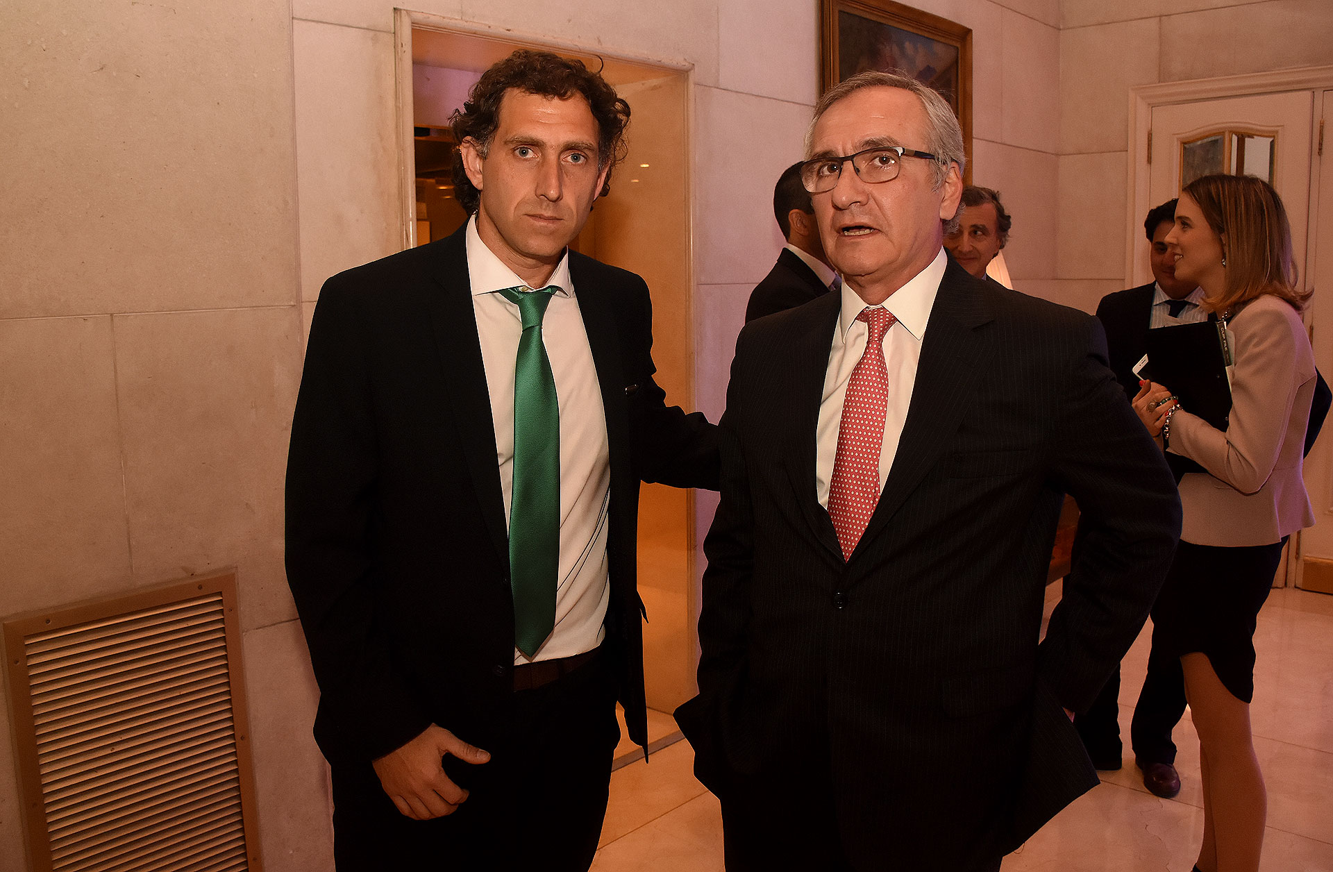 Fermin Igarzabal, funcionario judicial y Guillermo Lipera, socio director de Bulló Abogados