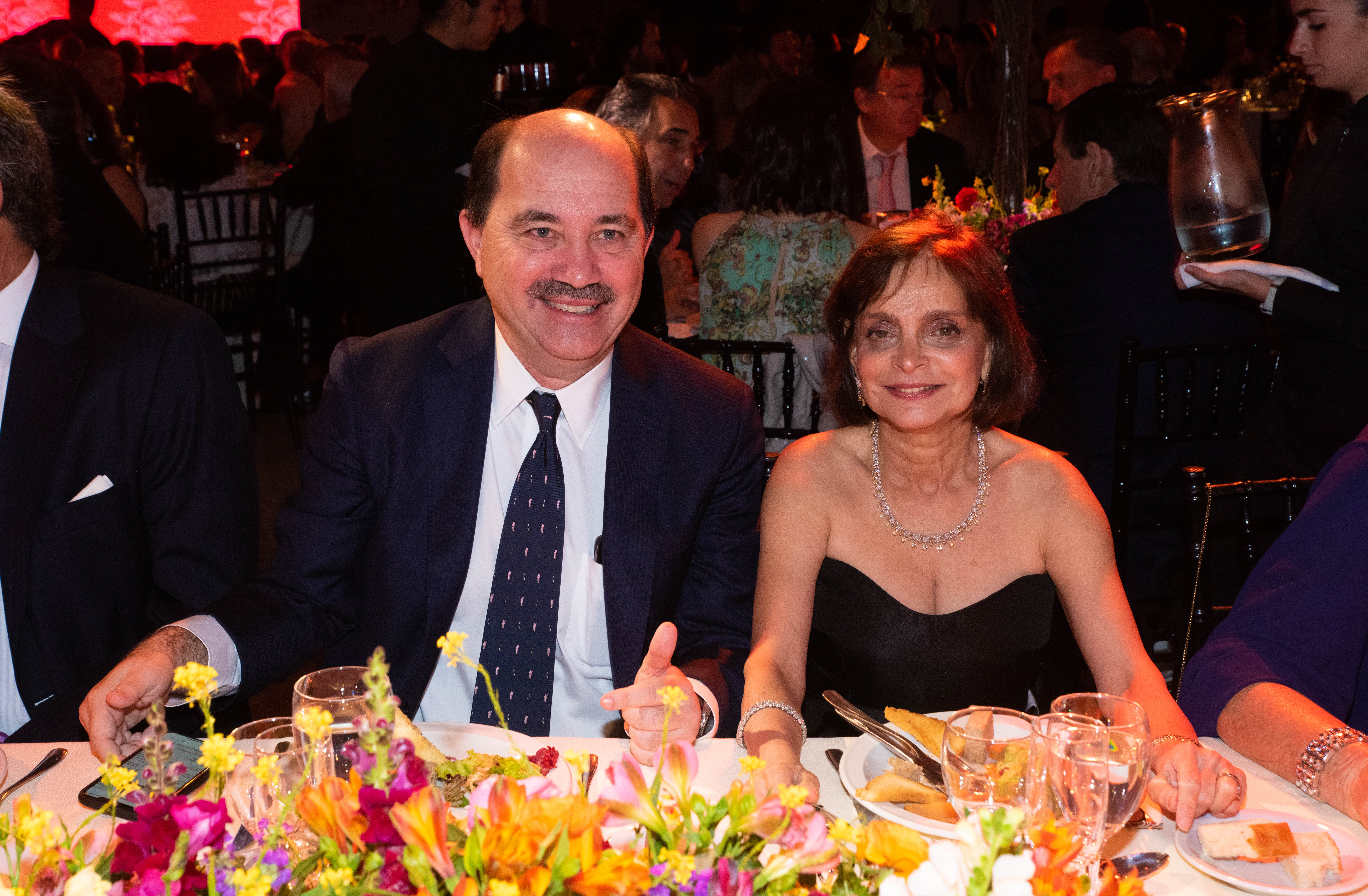 Javier Ortiz Batalla, presidente del Banco Ciudad, y Claudia Stad