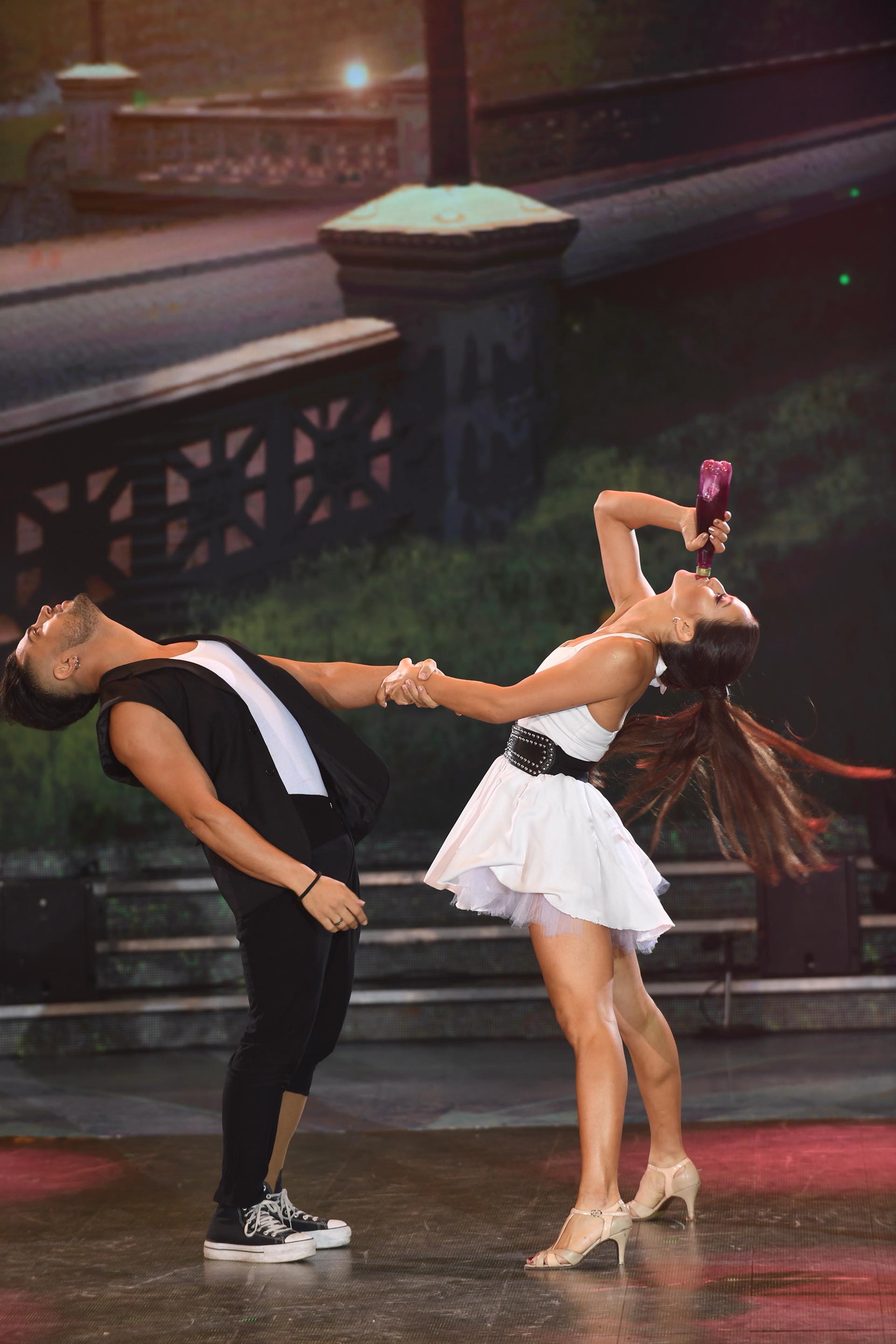 Flor Vigna y Facu Mazzei en el ritmo Jive (Foto: Negro Luengo / LaFlia)