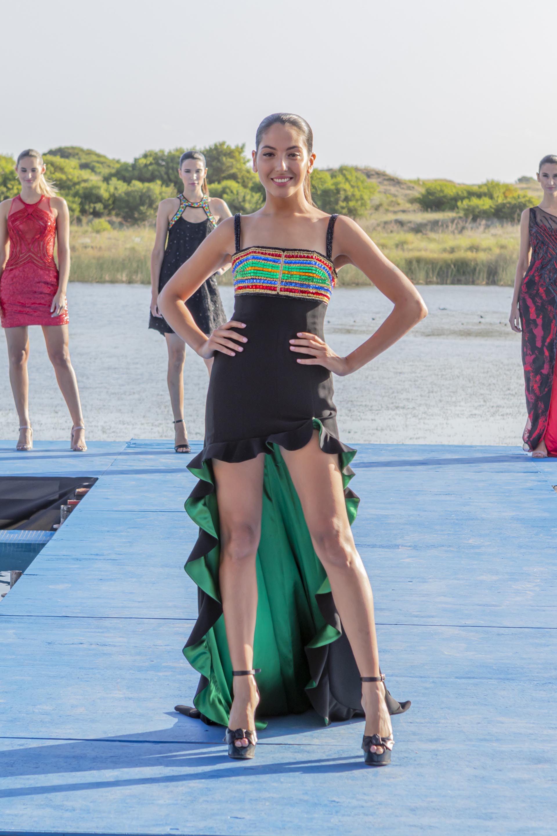Alexia Toumikian desfiló para Claudio Cosano