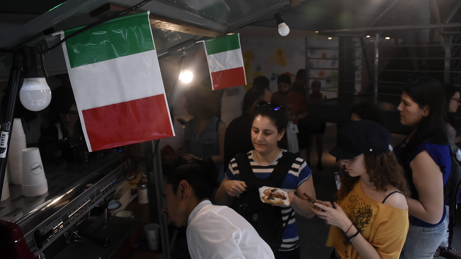 La Usina del Arte se visitó tricolor para festejar las raíces de la cocina italiana