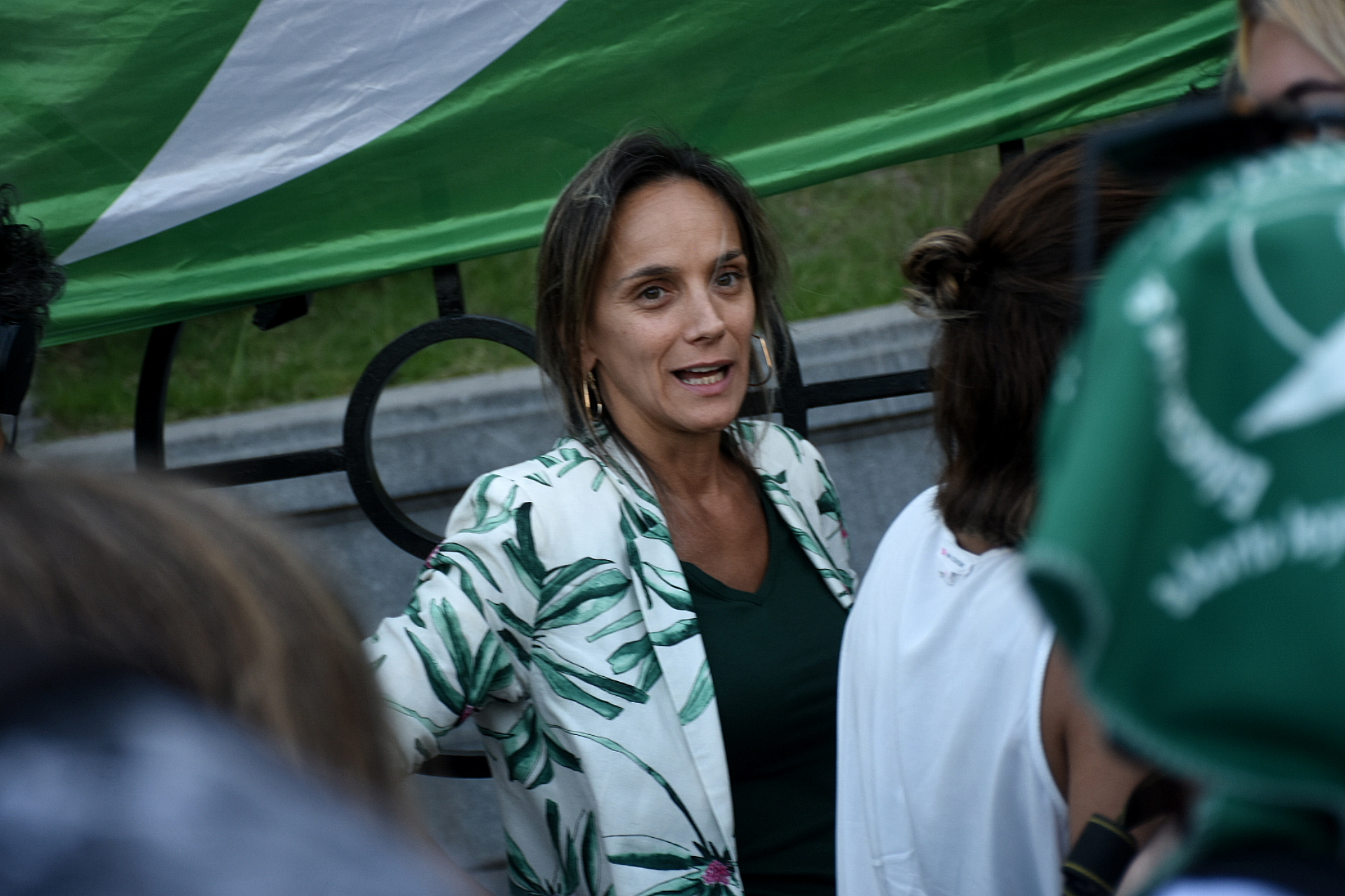 La titular de Aysa, Malena Galmarini