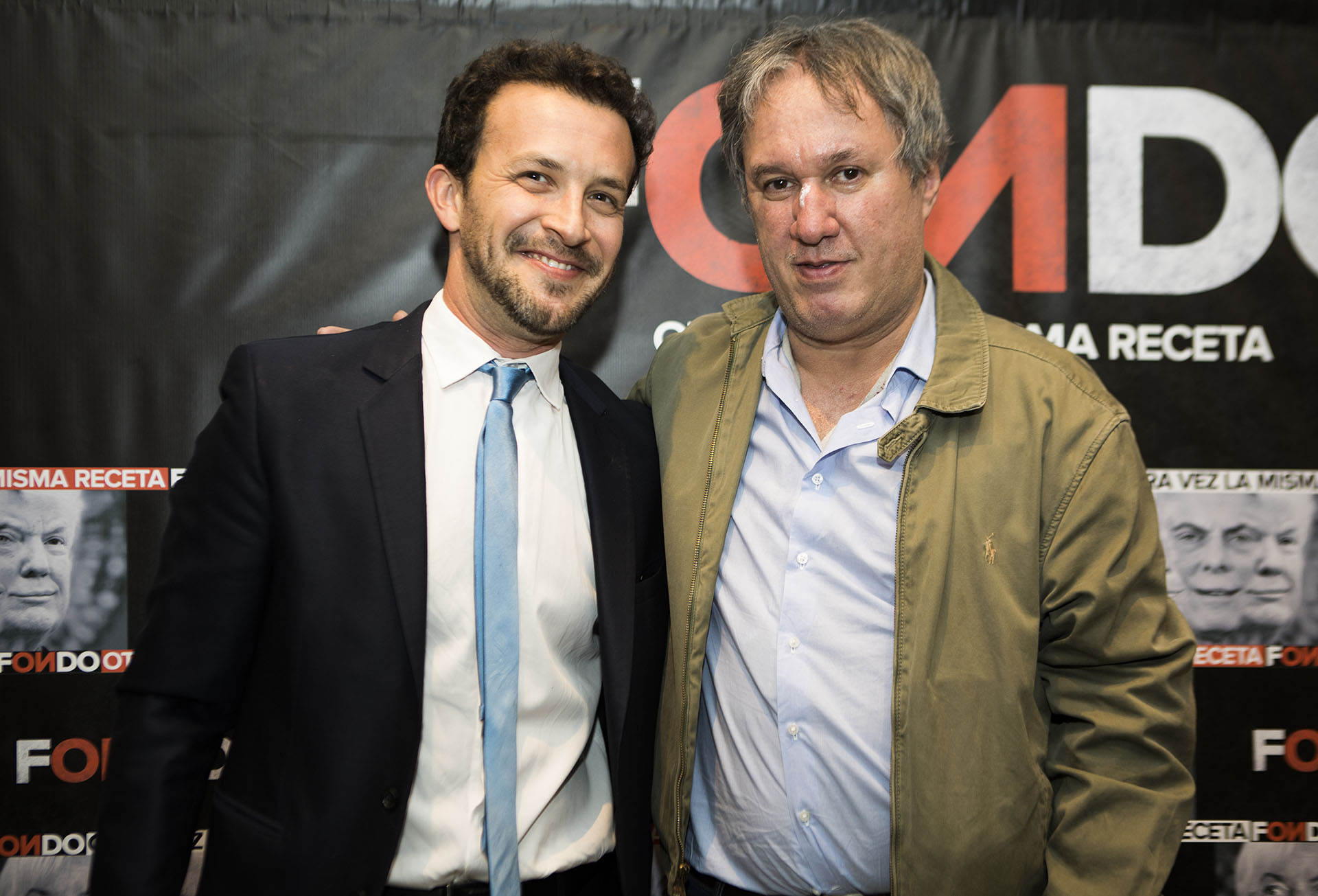 Bercovich junto al ex ministro Miguel Peirano