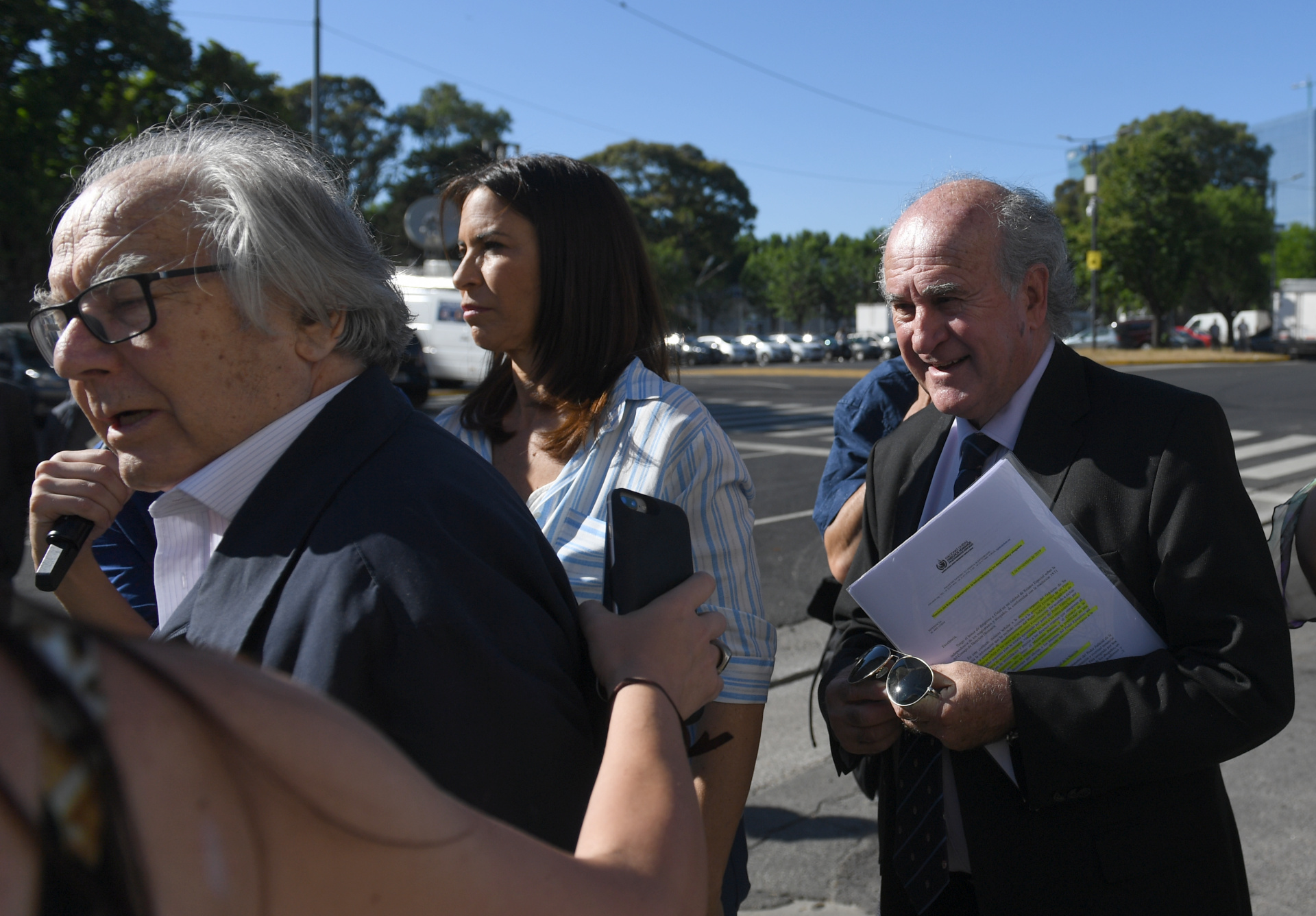 Pérez Esquivel y el senador nacional Oscar Parrilli