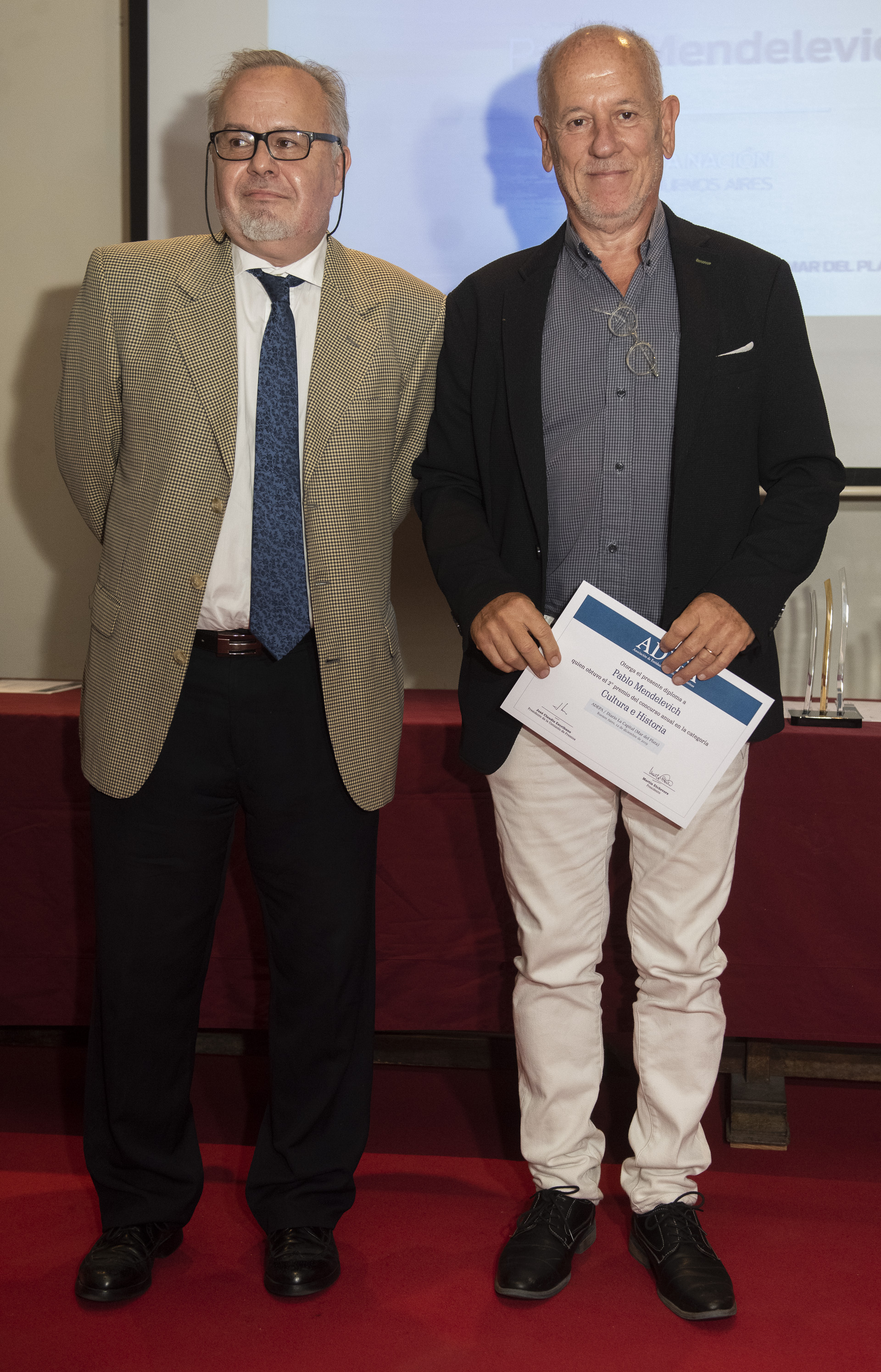 El periodista Pablo Mendelevich, de La Nación recibió el 2º Premio: en la Categoría Cultura e Historia