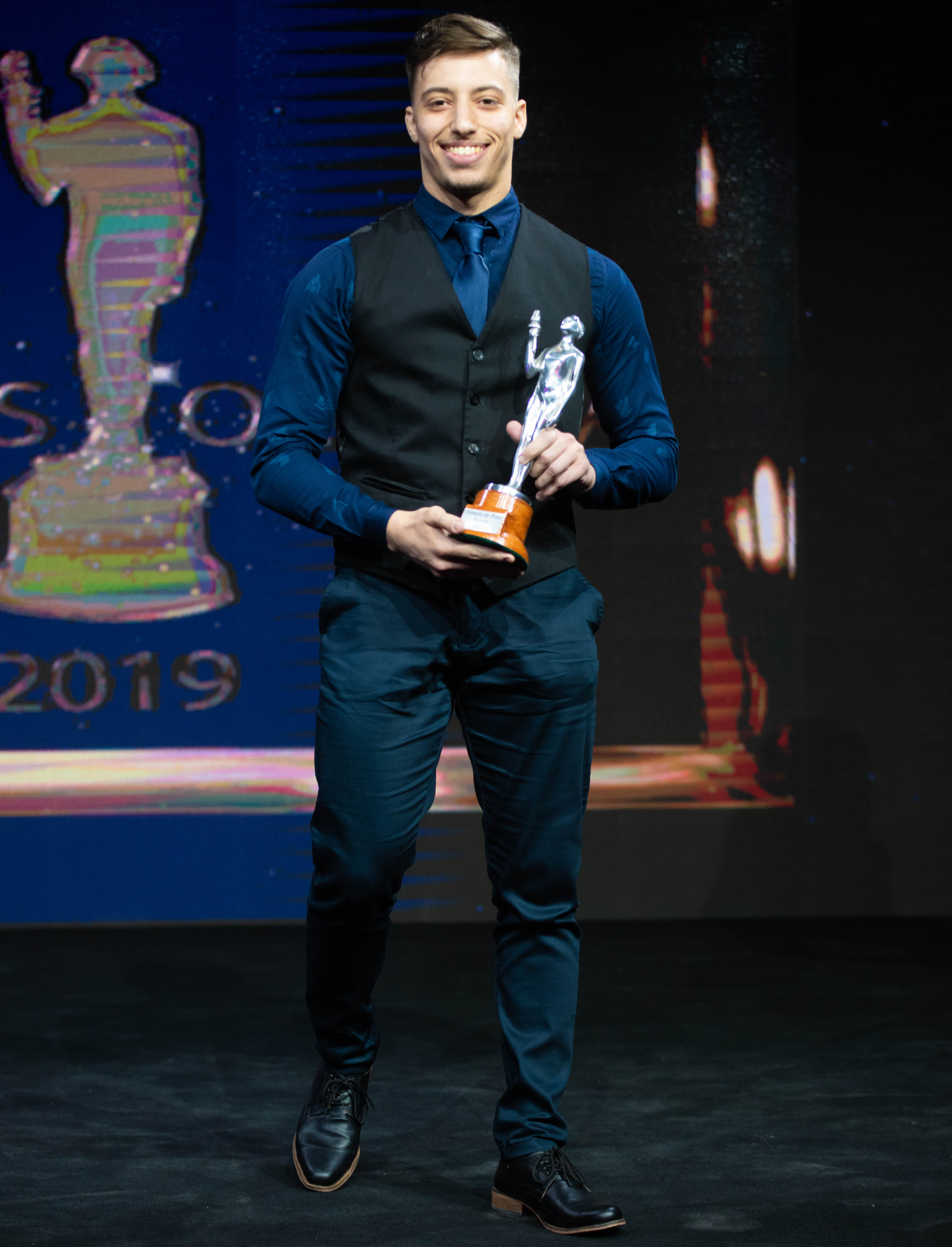Luca Impagnatiello se adjudicó el premio en karate.
