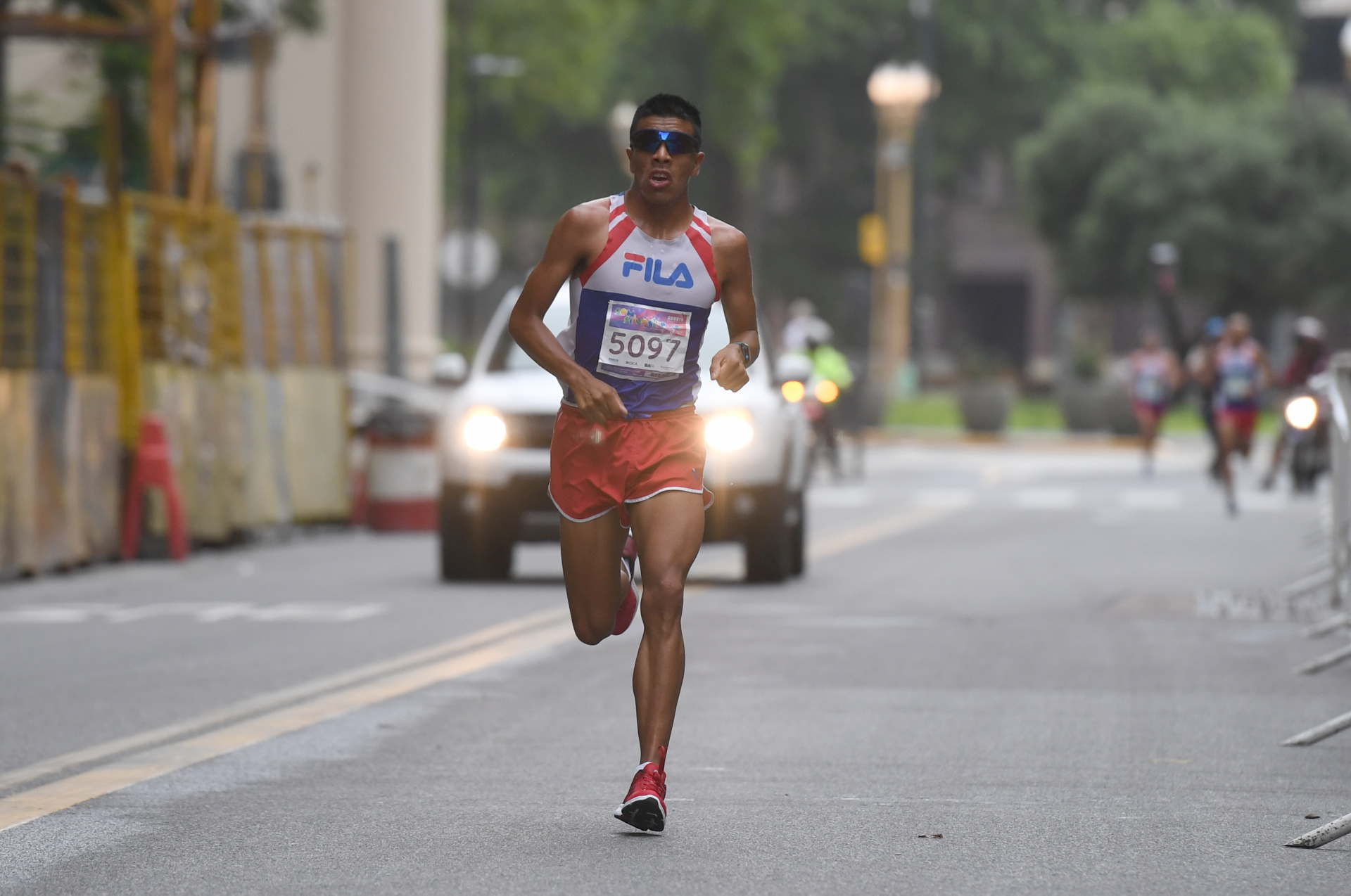 El chubutense David Rodríguez ganó la maratón con un tiempo de 24' 03'' (Maximiliano Luna)