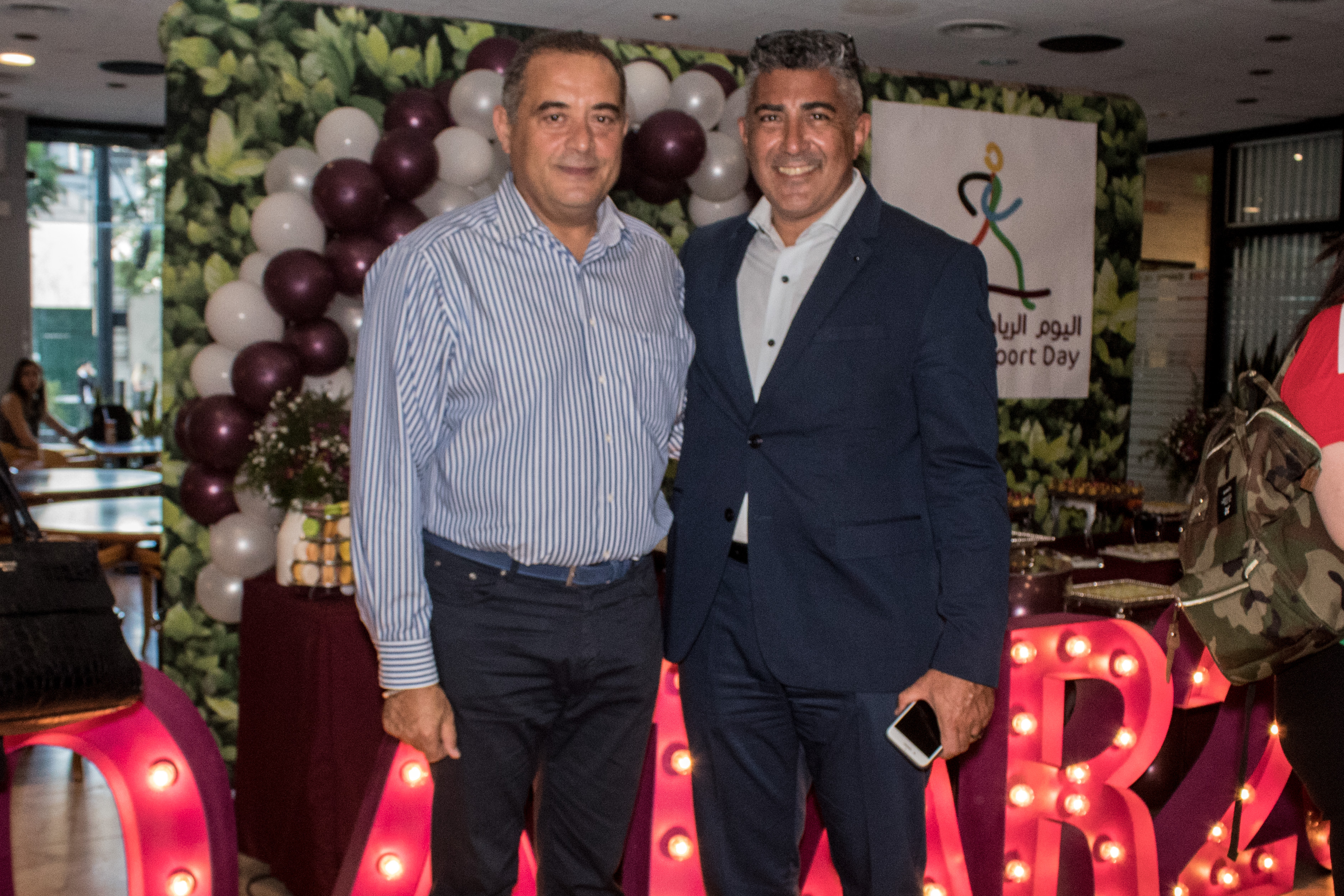 El embajador de Túnez, Mohamed Ali Ben Abid, junto a Marcelo Sena, jefe del Departamento de Asuntos Exteriores