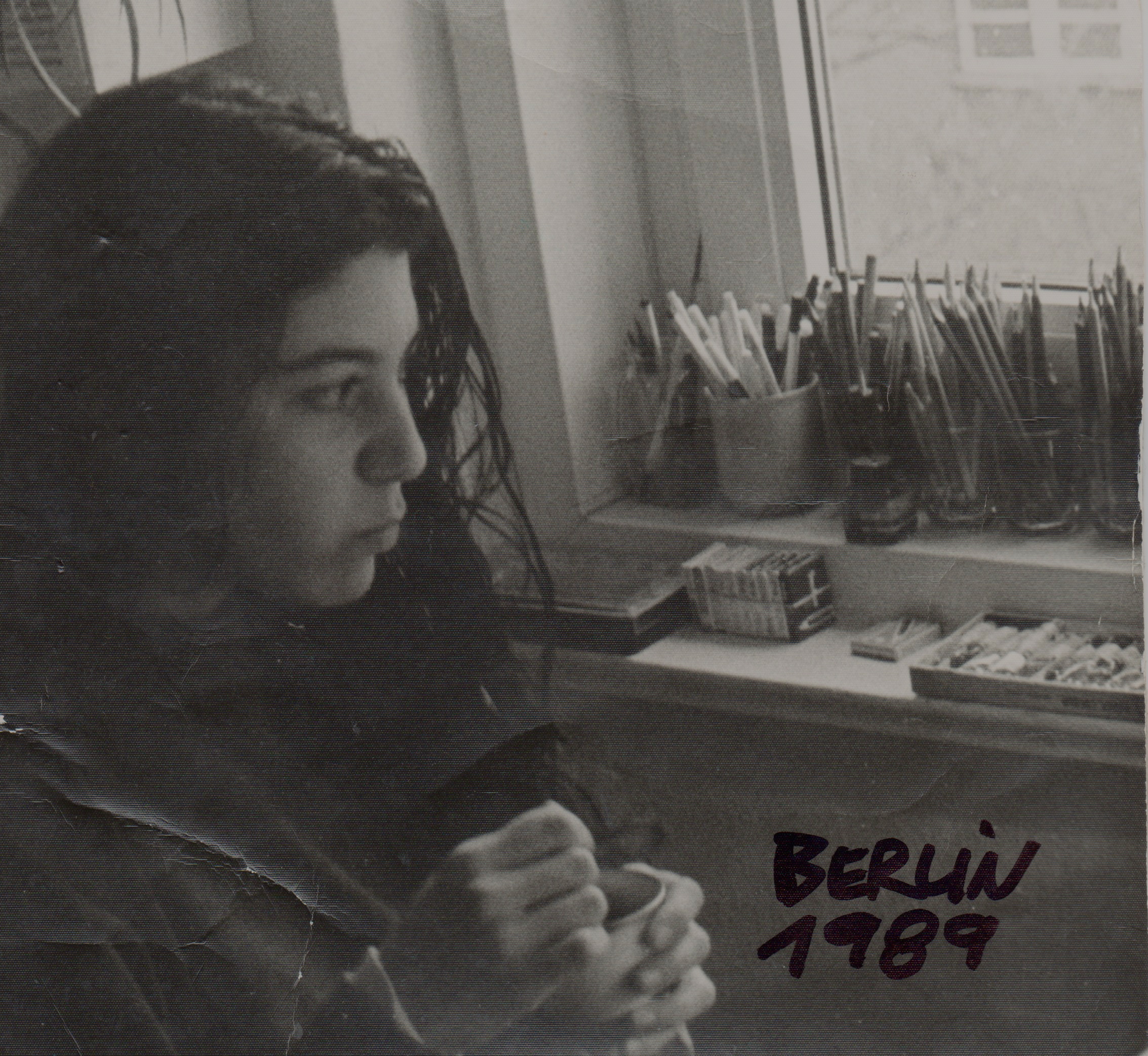 Liliana Villanueva en 1989. Foto de su amigo de Berlín Este, Friedhelm Sprenger