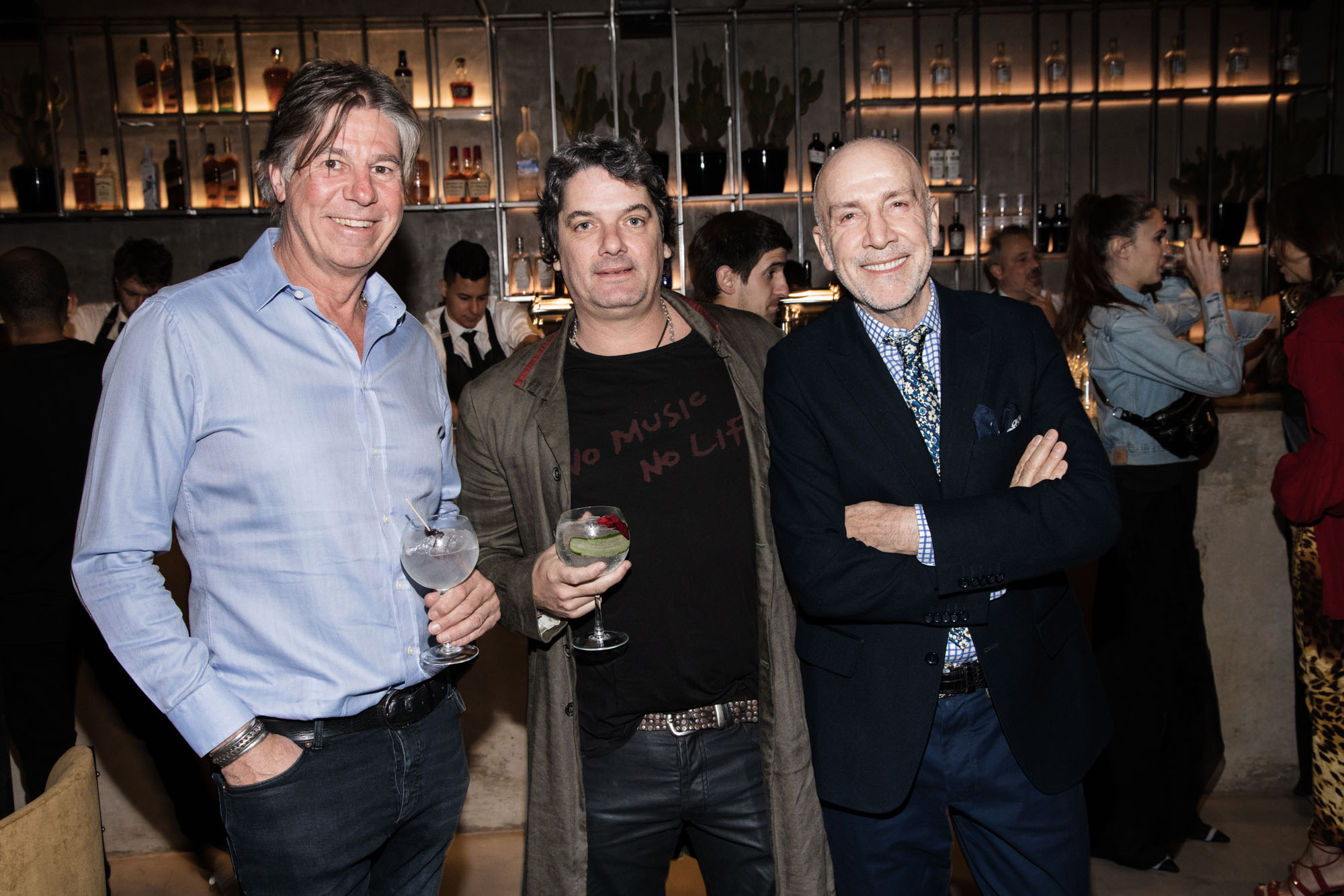 Ricardo Caffarone, Marcos Guemes y Carlos Entenza