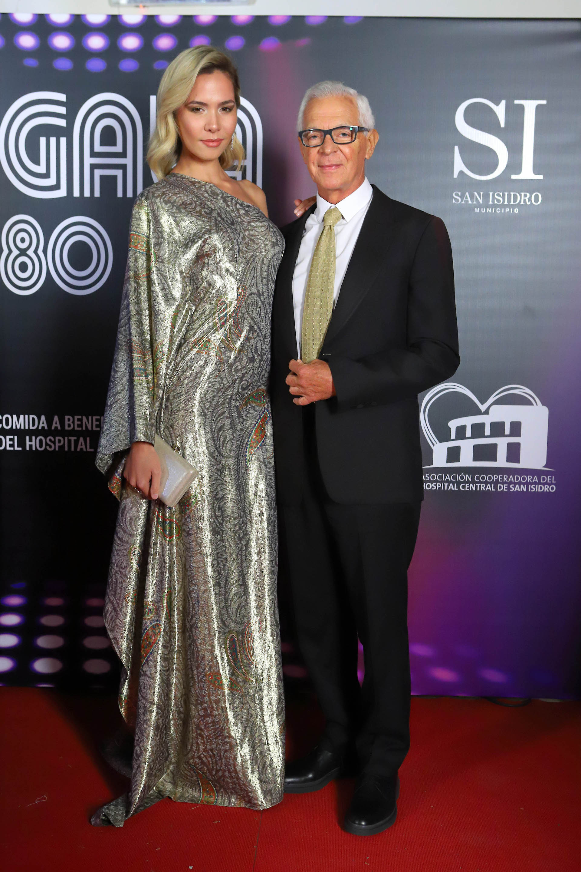 El empresario Eduardo Costantini y su pareja, Elina Fernández Fantacci