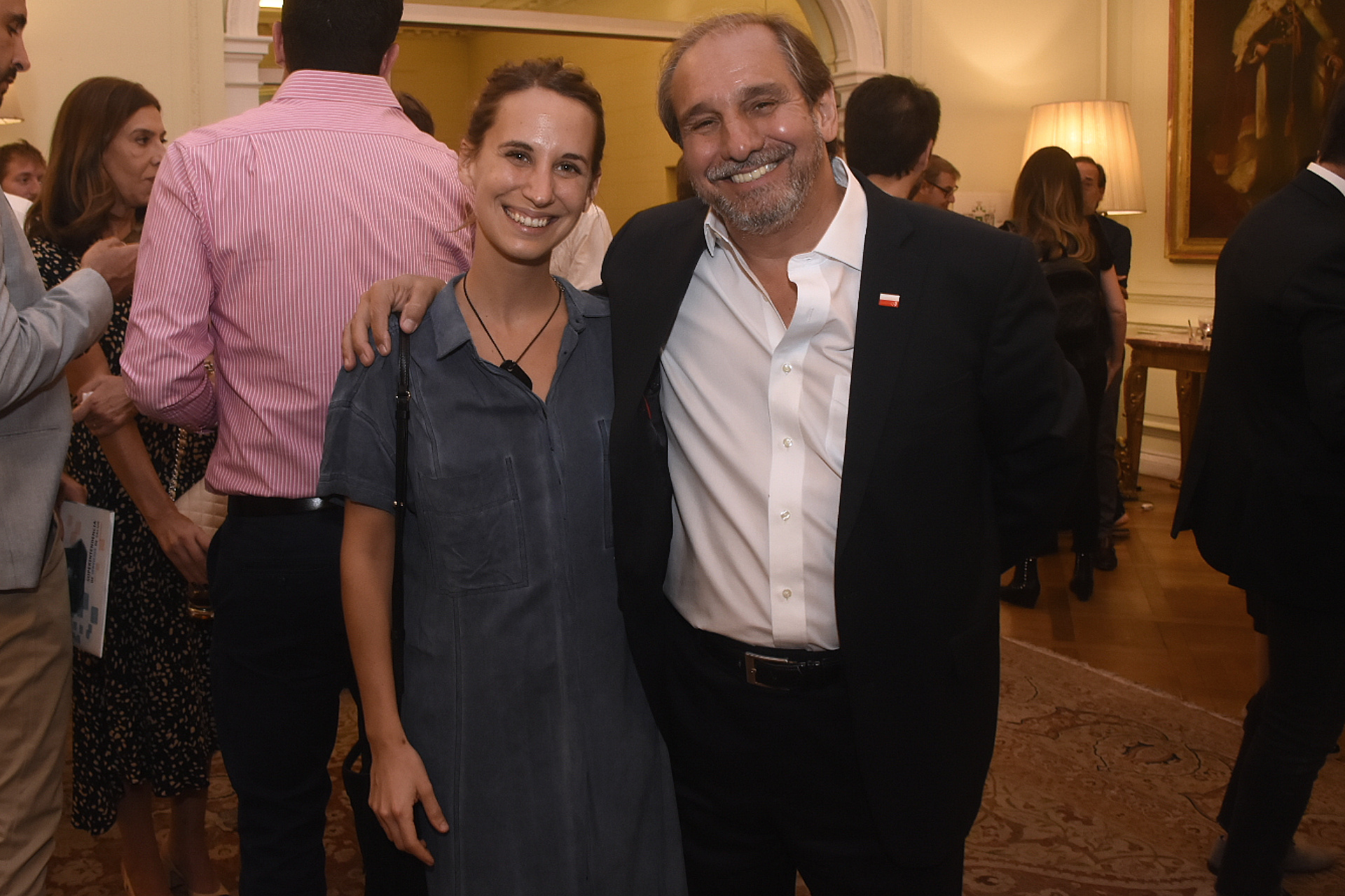 Nicolás Caputo y su hija Marina