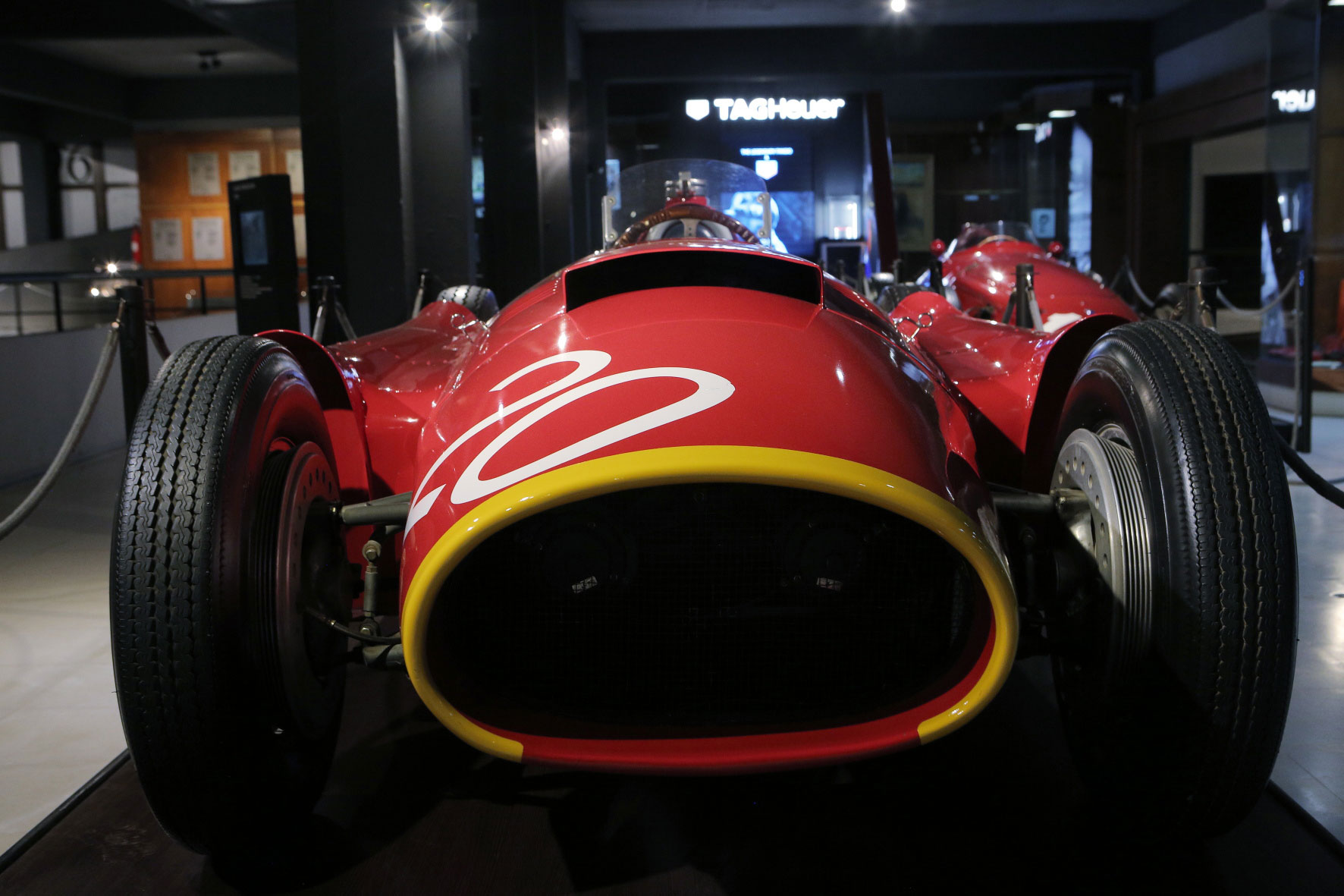 El Lancia Ferrari que se luce en el Museo de Juan Manuel Fangio en Balcarce