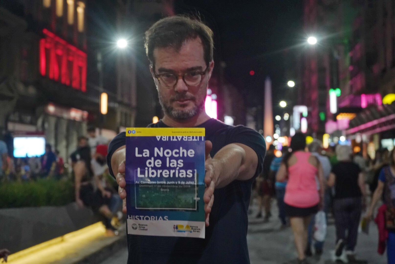 El ministro de Cultura porteño, Enrique Avogadro, también participó de