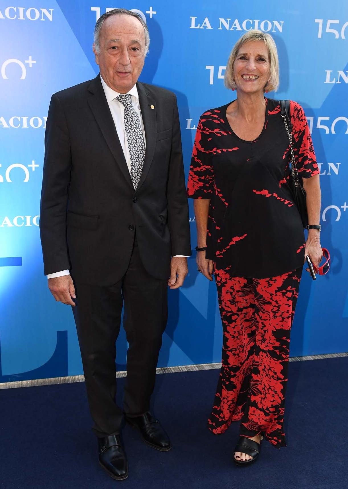 Miguel Acevedo, presidente de la Unión Industrial Argentina, y la periodista Liliana Franco