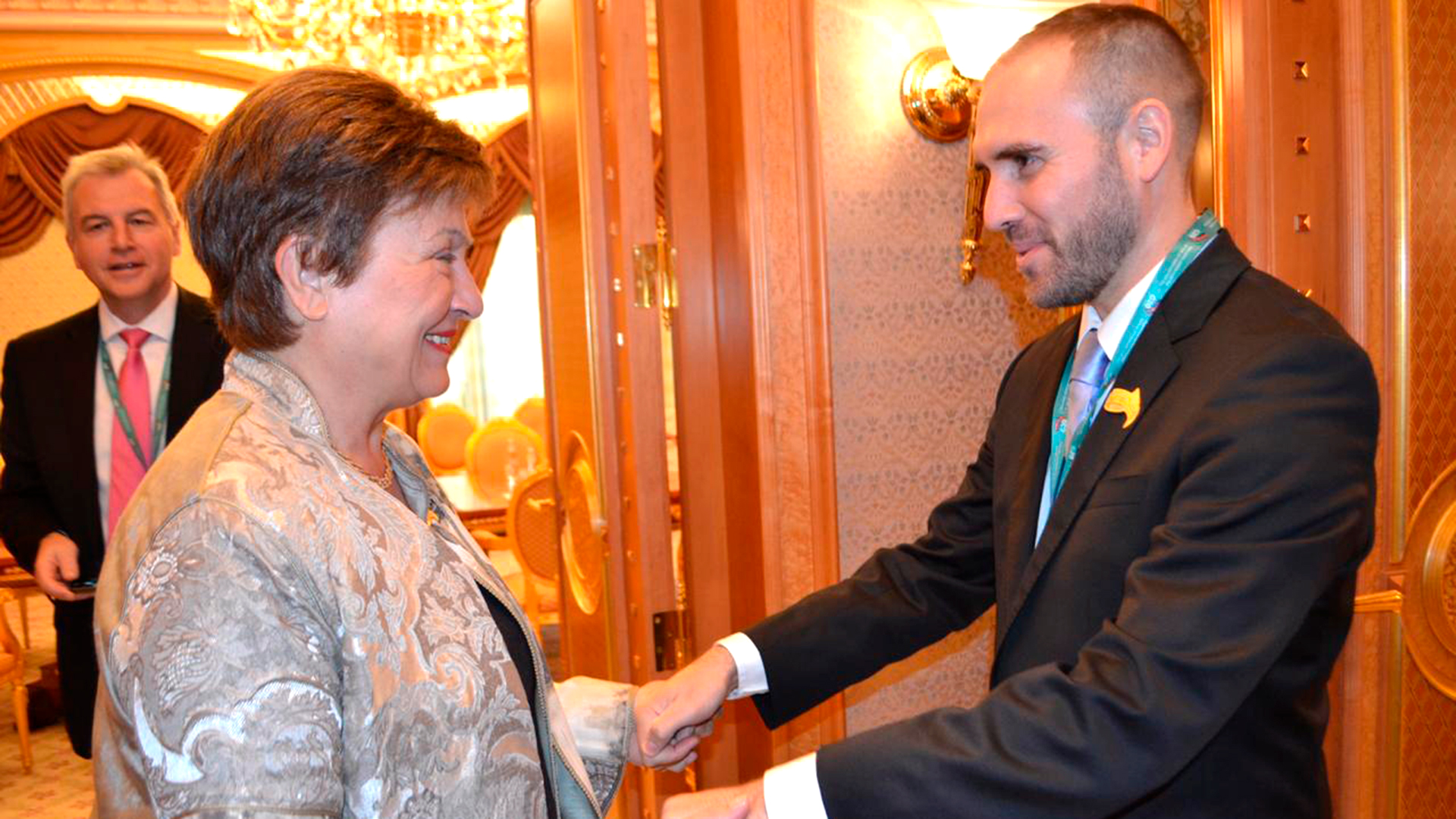 El ministro Guzmán y Kristalina Georgieva, directora gerente del FMI