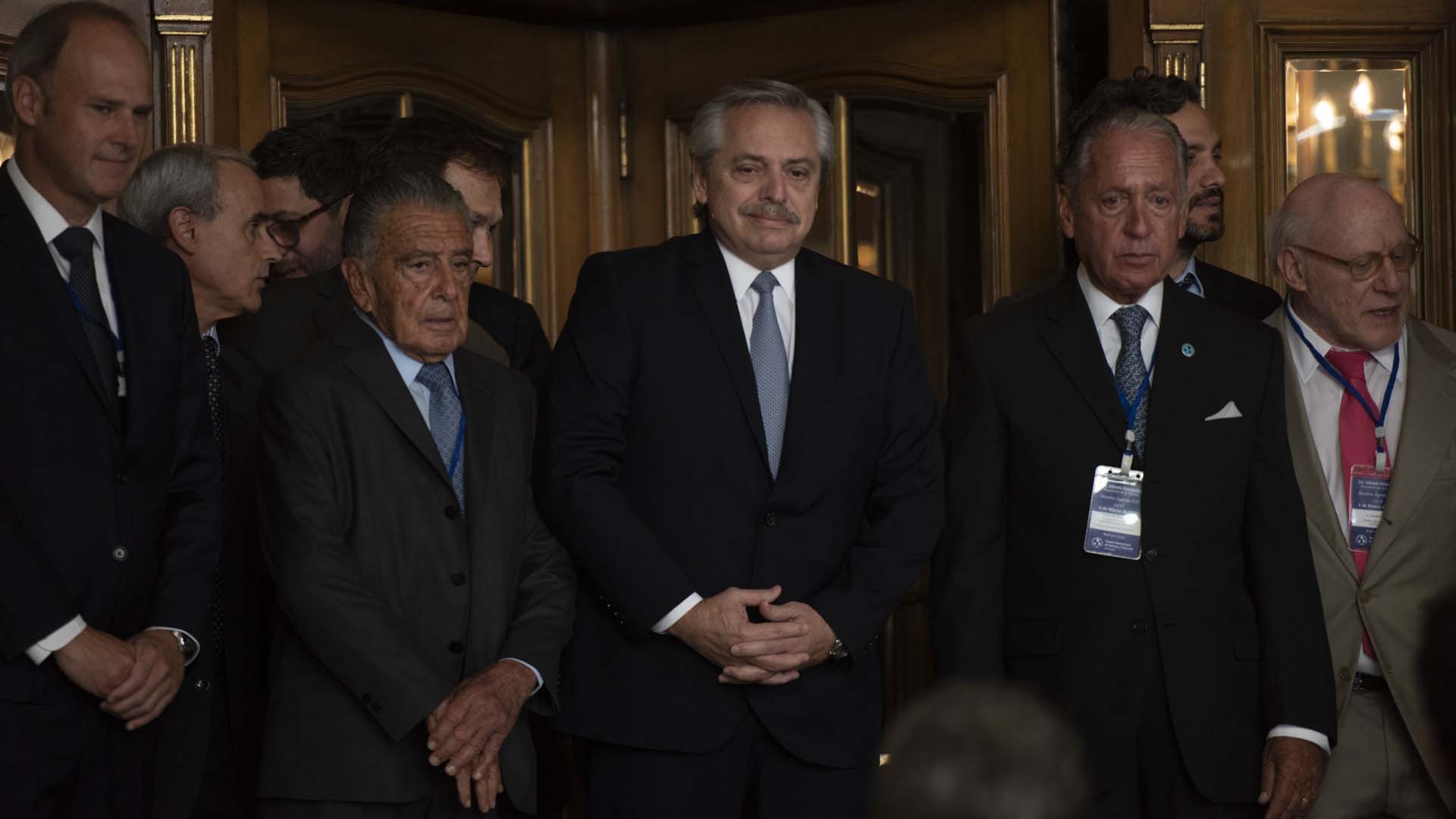 Javier Bolzico, Eduardo Eurnekian, Alberto Fernández, Daniel Funes de Rioja y Julio Cesar Crivelli