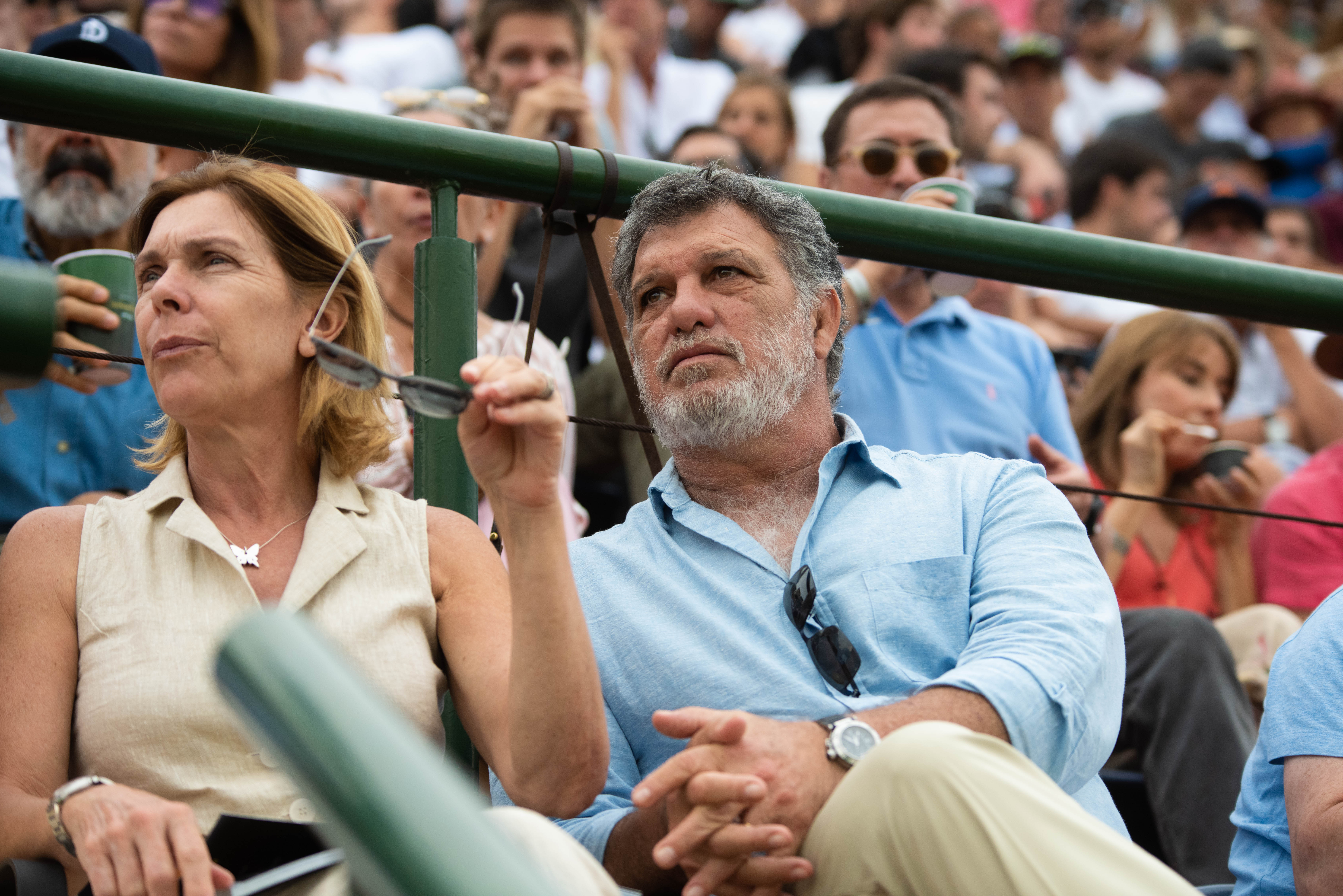 Gianfranco Macri y su mujer Eliane Badessich