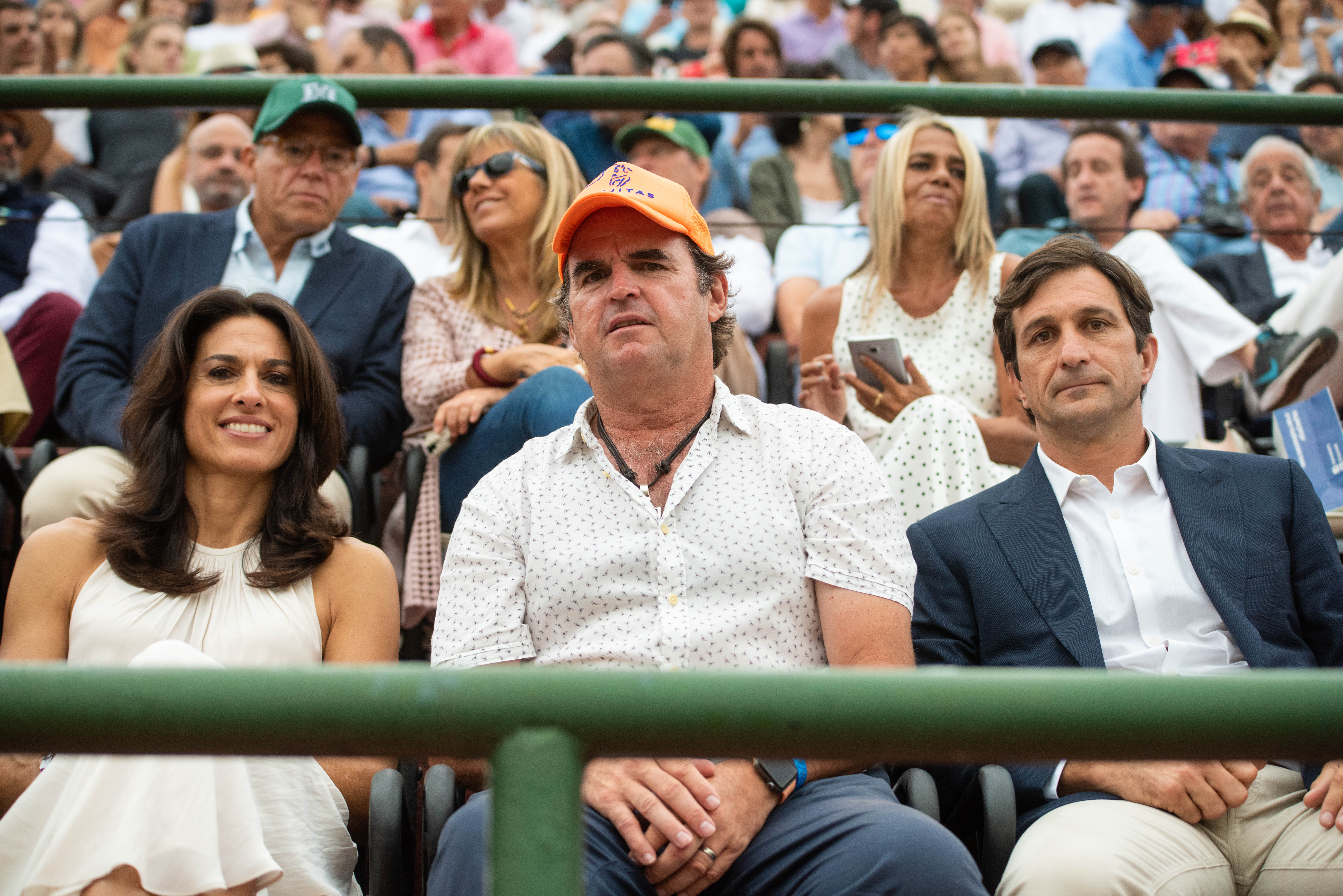 Gabriela Sabatini, Eduardo Heguy y Eduardo Novillo Astrada