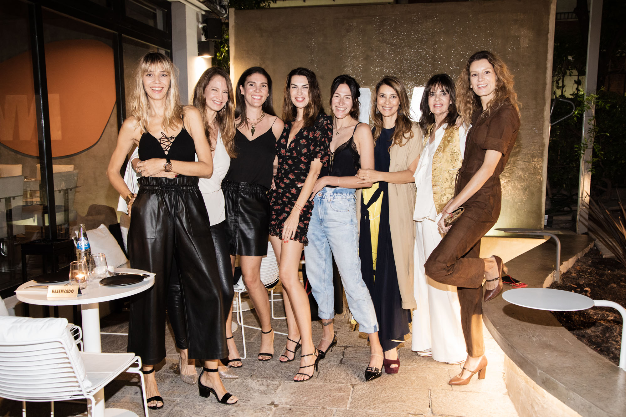 Lorena Ceriscioli, Roxana Zarecki, Solange Cubillo, Dolores Trull, Adriana Batan de Rocca, Isabel Aninat y Catalina Swinburn