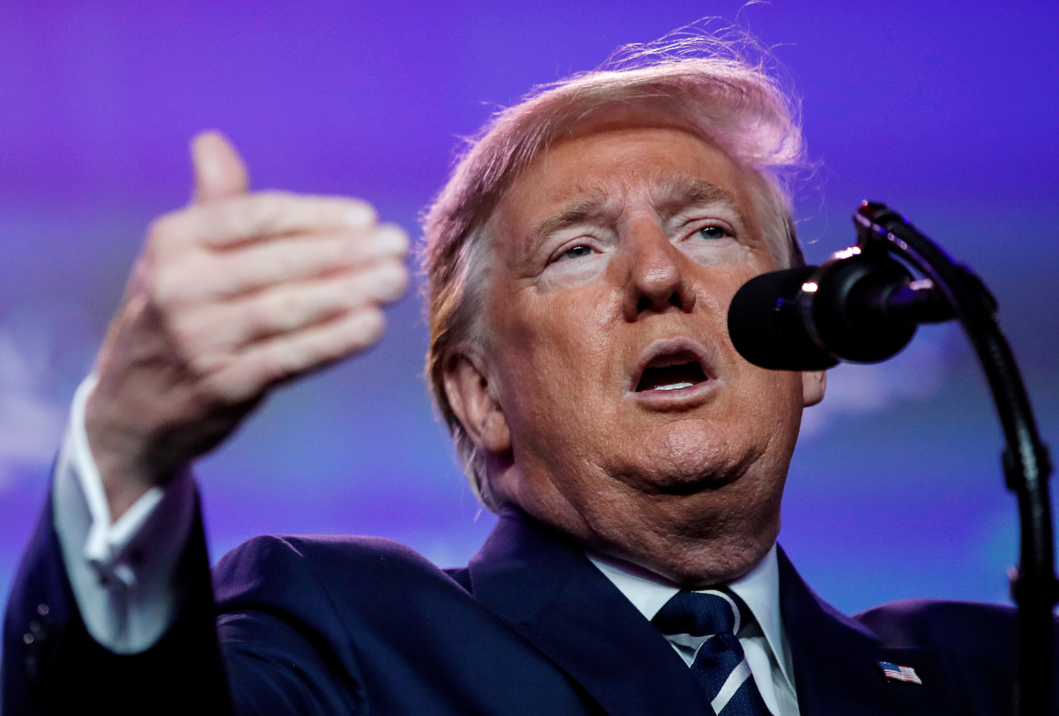 Donald Trump, presidente de Estados Unidos (REUTERS/Carlos Barria)