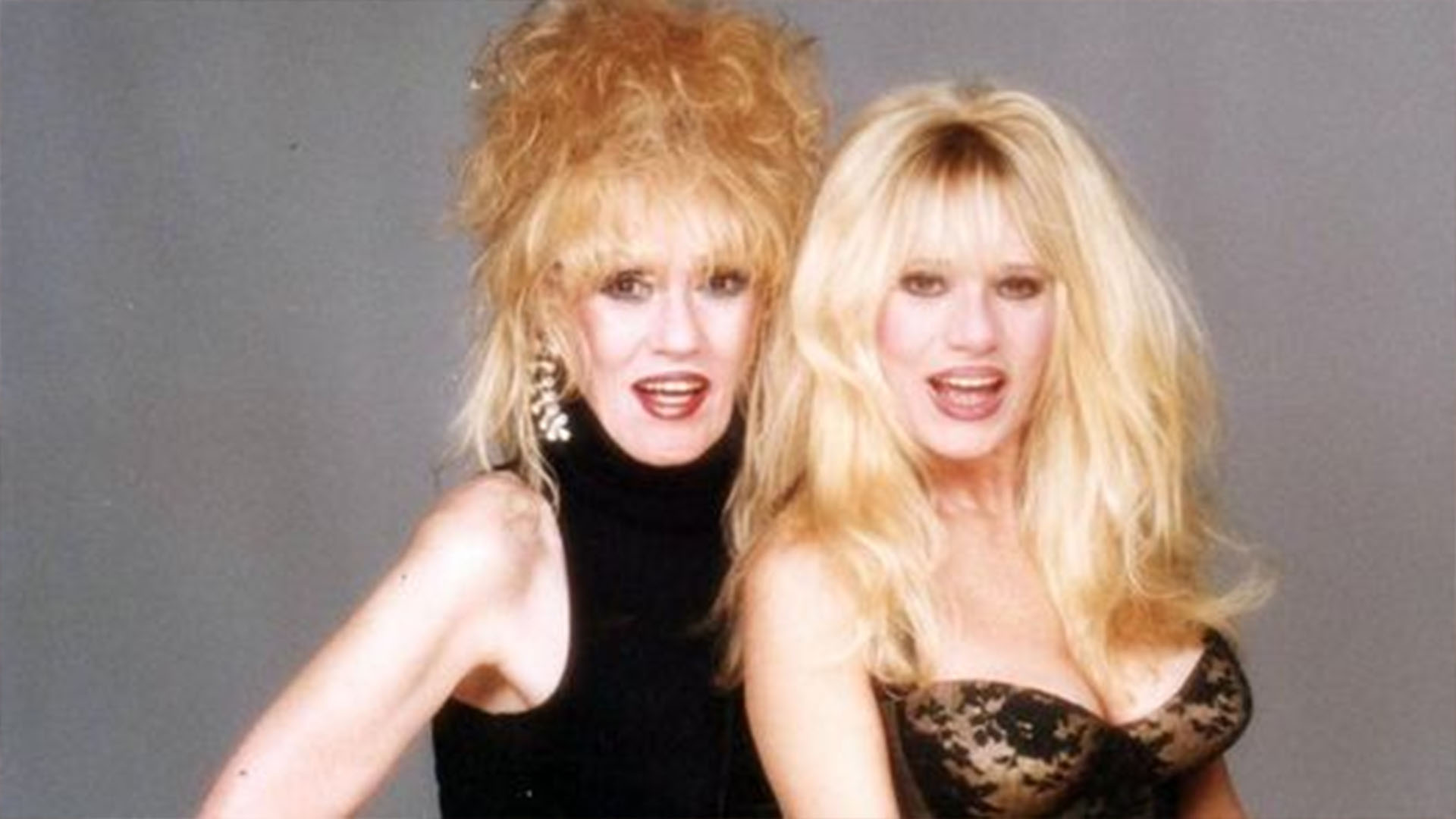 Mimí junto a su hermana, Norma, fallecida en 2014