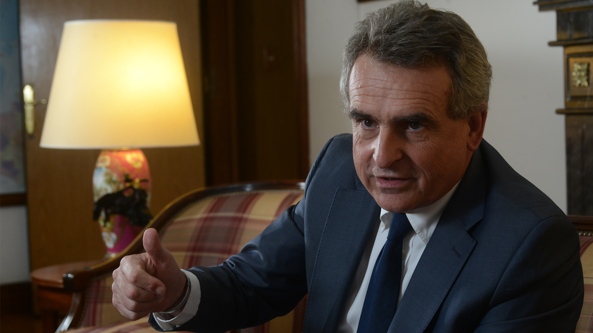 El ministro Agustín Rossi tiene entre sus objetivos lograr unas Fuerzas Armadas mejor equipadas, modernas e integradas a a un proyecto nacional. Foto: Fernando Calzada.