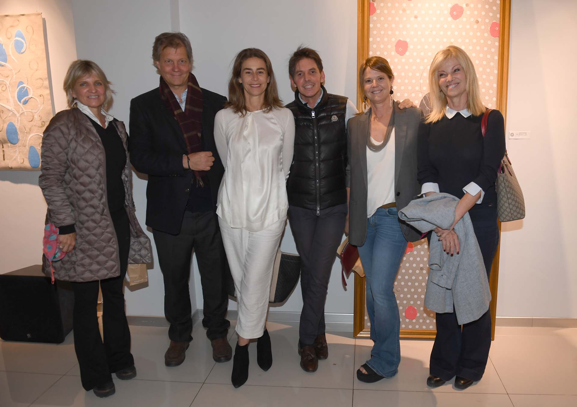 Monsi Rodríguez Jurado, Marcos Pereda y su mujer Azul García Uriburu, Gerard Confalonieri, Jacinta Grondona y Josefina Carles