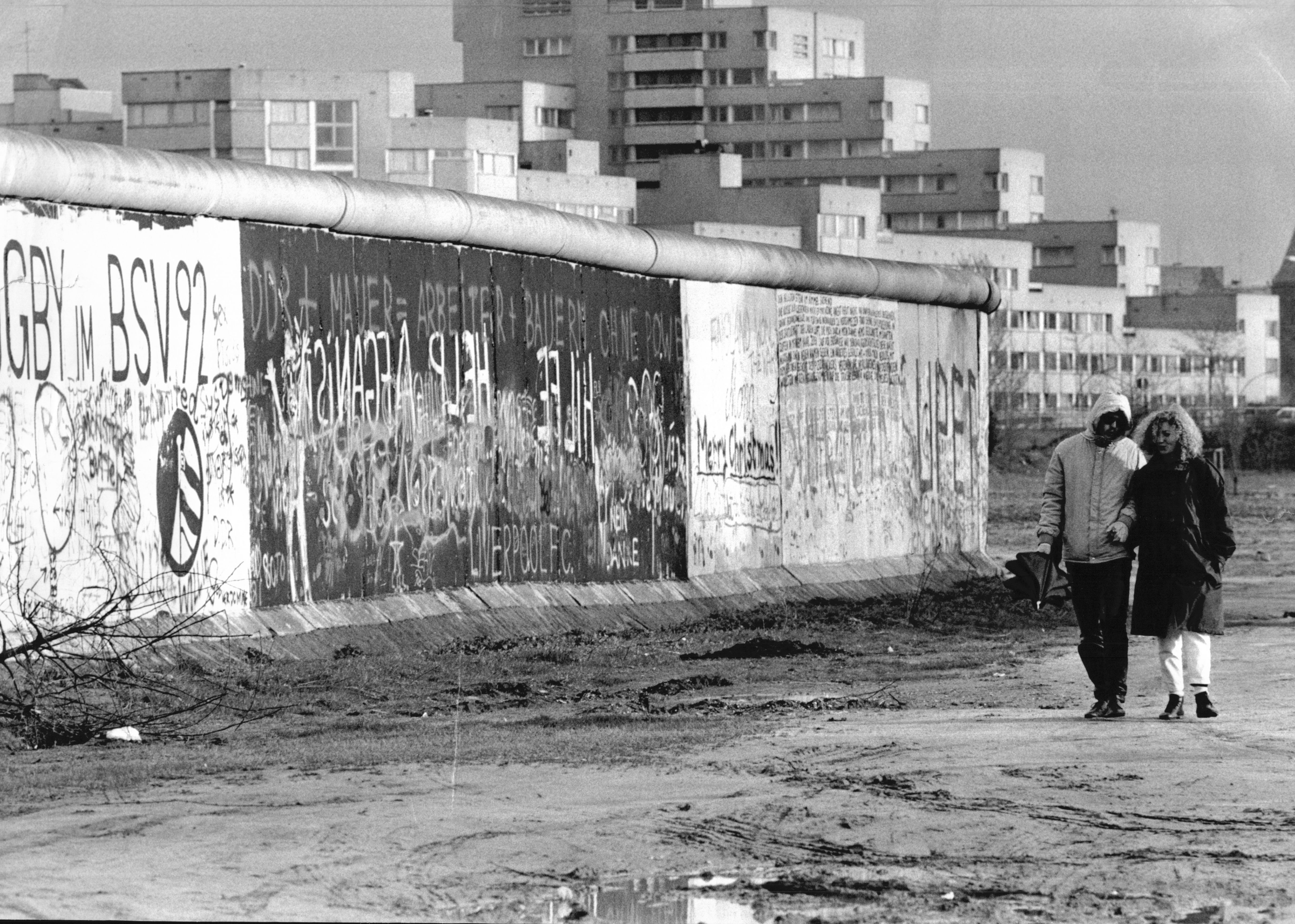 EL Muro de Berlín en 1985