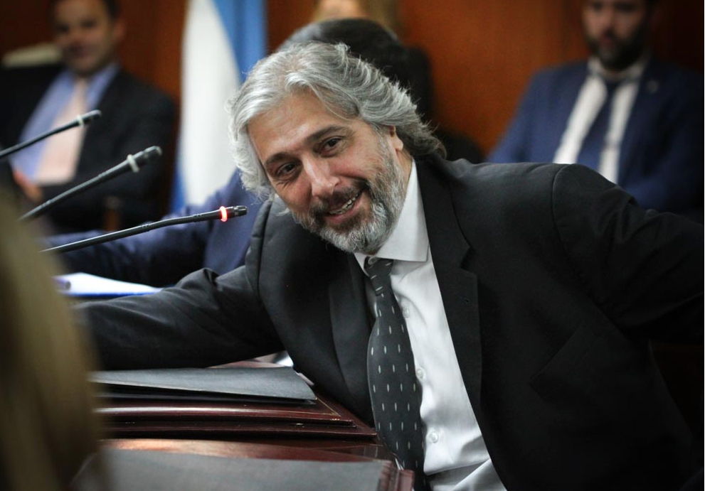 El abogado y consejero de origen radical Juan Pablo Mas Vélez, que promovió un dictamen para desestimar las denuncias contra el juez Canicoba Cabral (Foto: Consejo de la Magistratura)