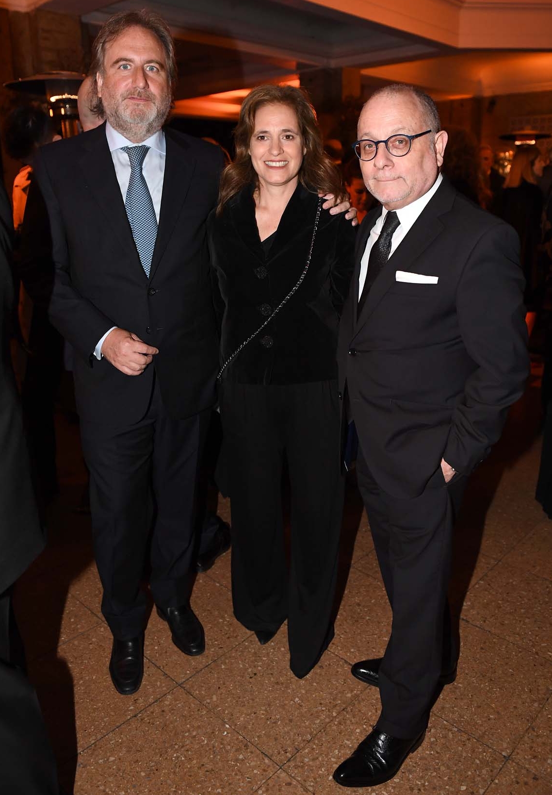 Tato Lanusse y Silvina Pueyrredon, prosecretaria de la Fundación, junto al Canciller, Jorge Faurie