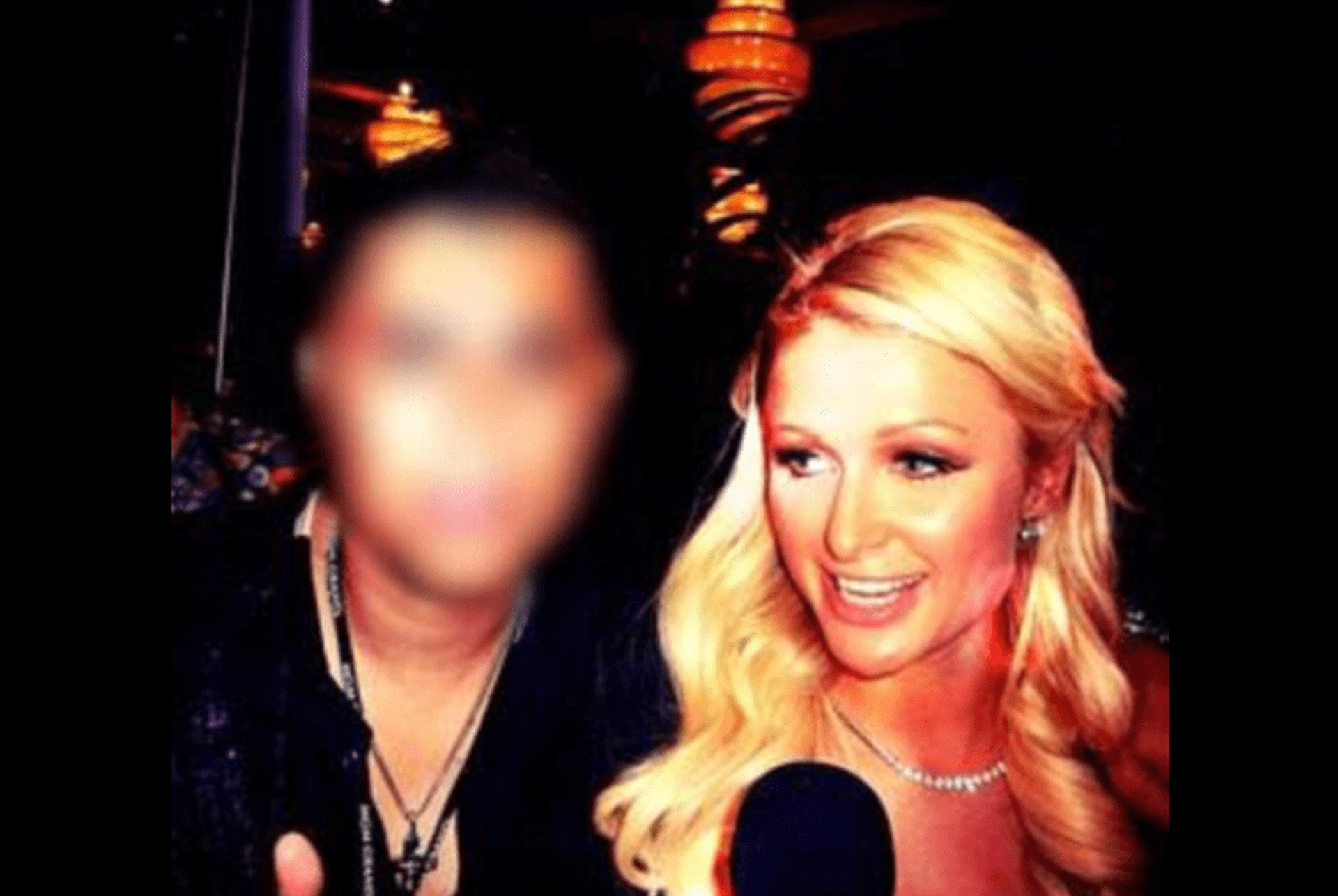La polémica foto del sicario con Paris Hilton en Las Vegas (Foto: aechivo)