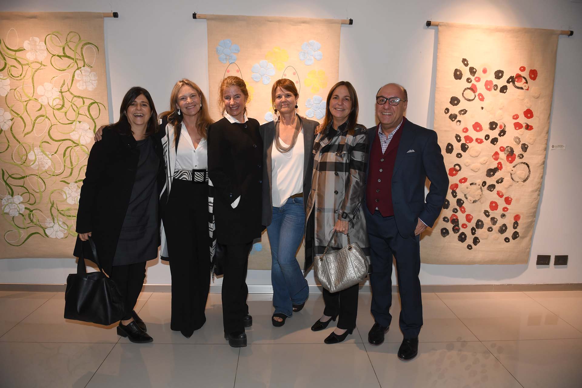 Marilen Barros Moss, Virginia Blaquier, Andrea O'Farrell, Jacinta Grondona, María Mazzini de Blaquier y Marcelo Nougues