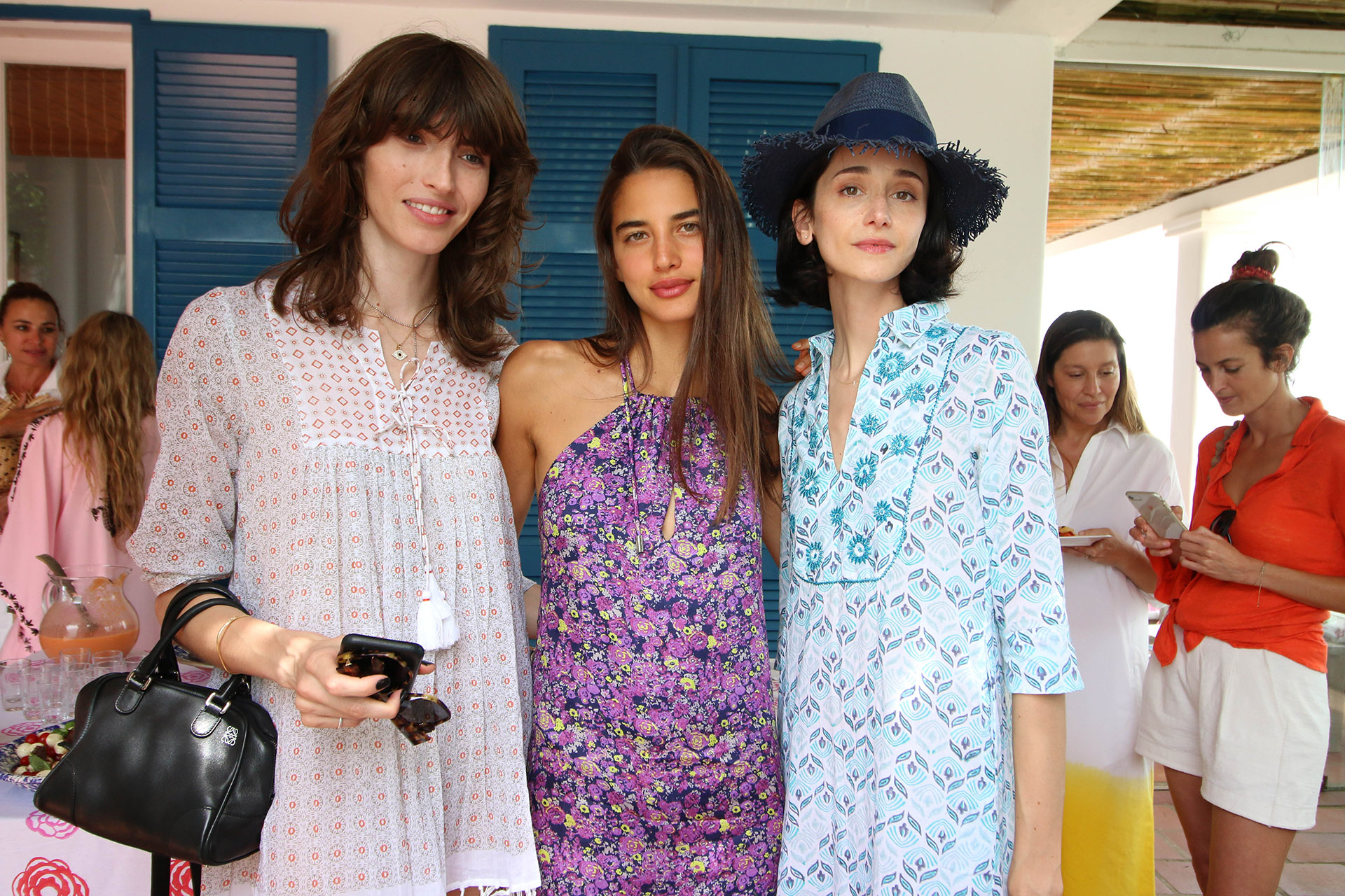 Las modelos Dafne Cejas, Azul González Aparicio y Cecilia Méndez
