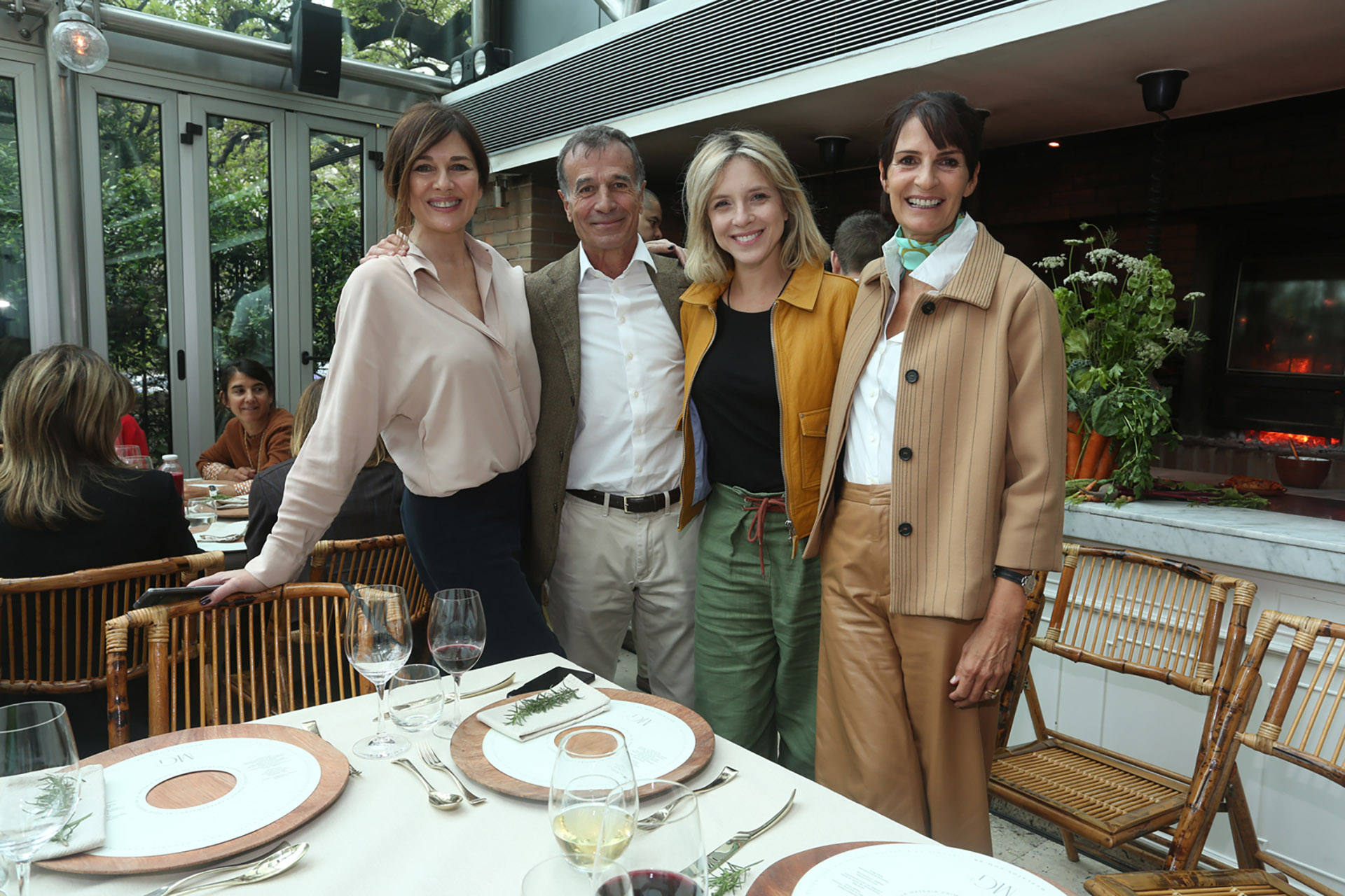 Andrea Frigerio, Diego Miguens, Carla Peterson y María Giménez