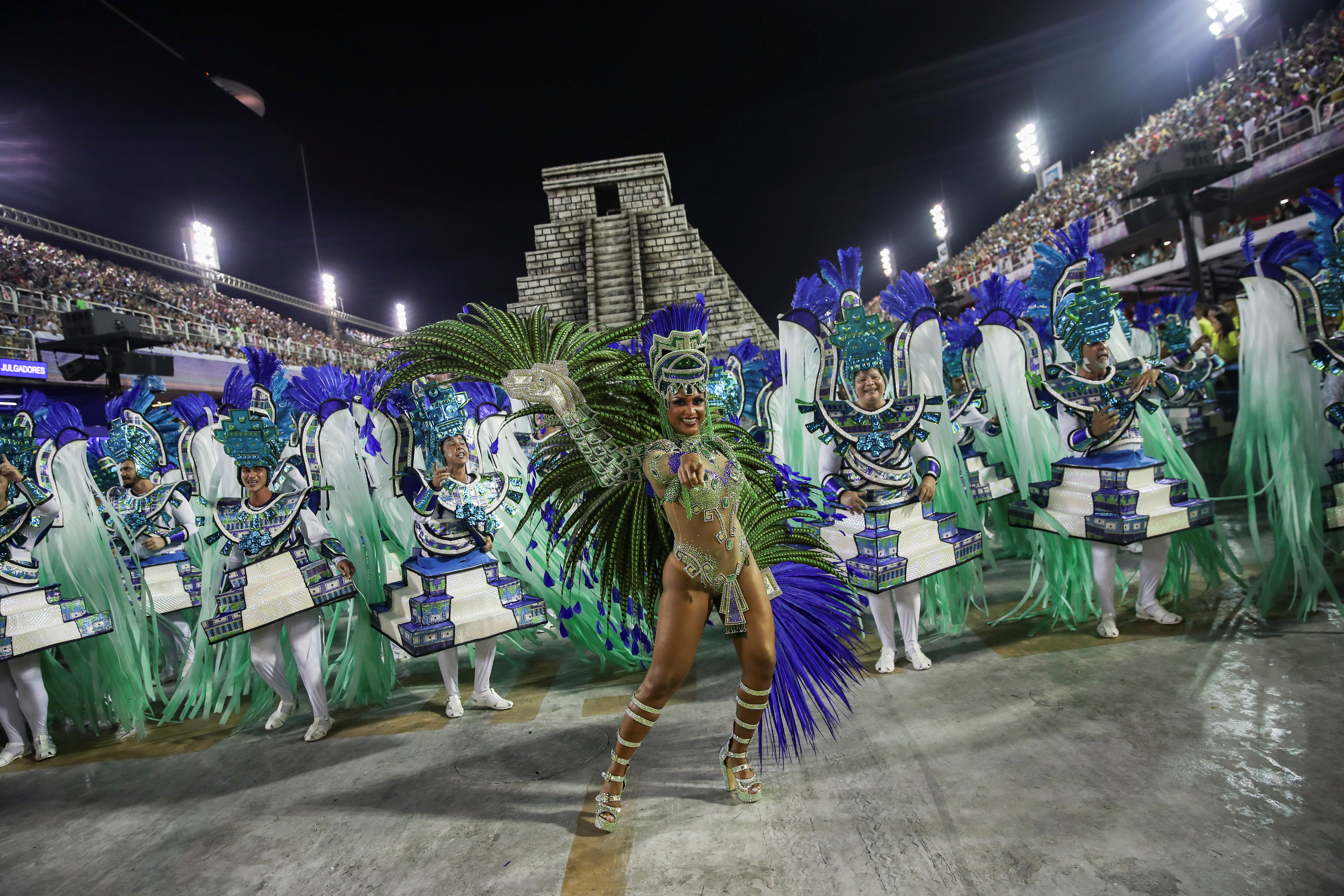 Unidos da Tijuca samba school REUTERS/Ricardo Moraes