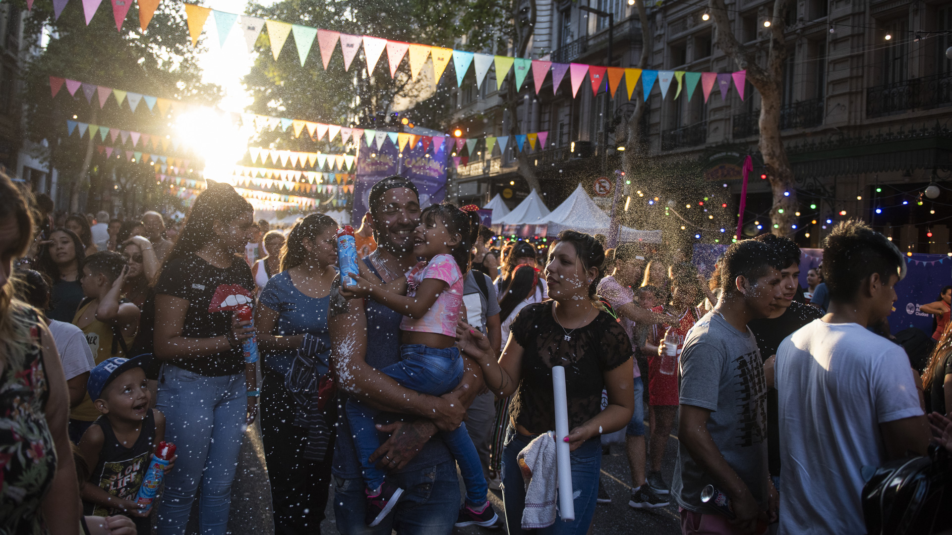 Las familias disfrutaron del feriado y participaron del evento organizado por la el Gobierno de la Ciudad de Buenos Aires