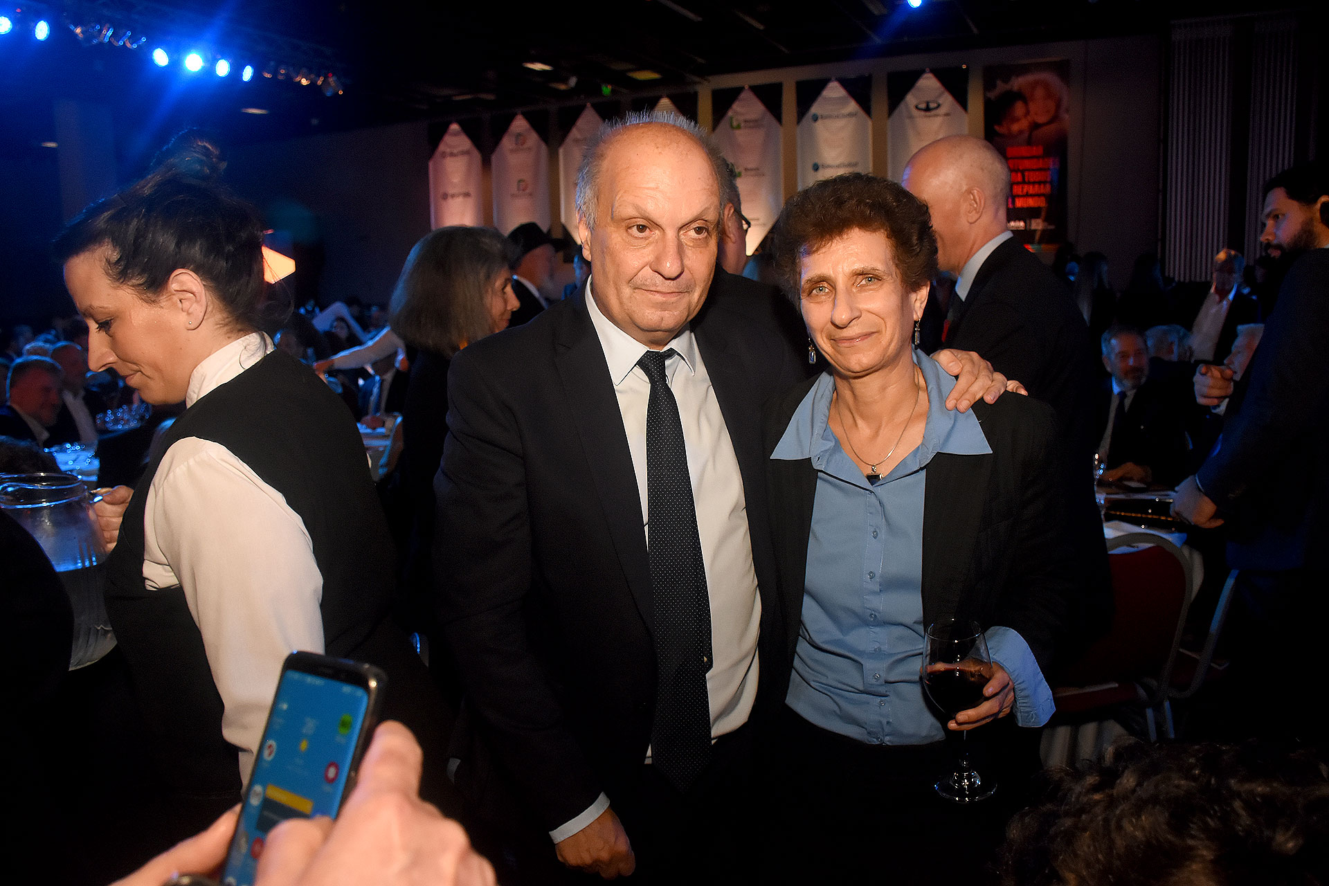 Hernán Lombardi junto a la embajadora de Israel en la Argentina, Galit Ronen