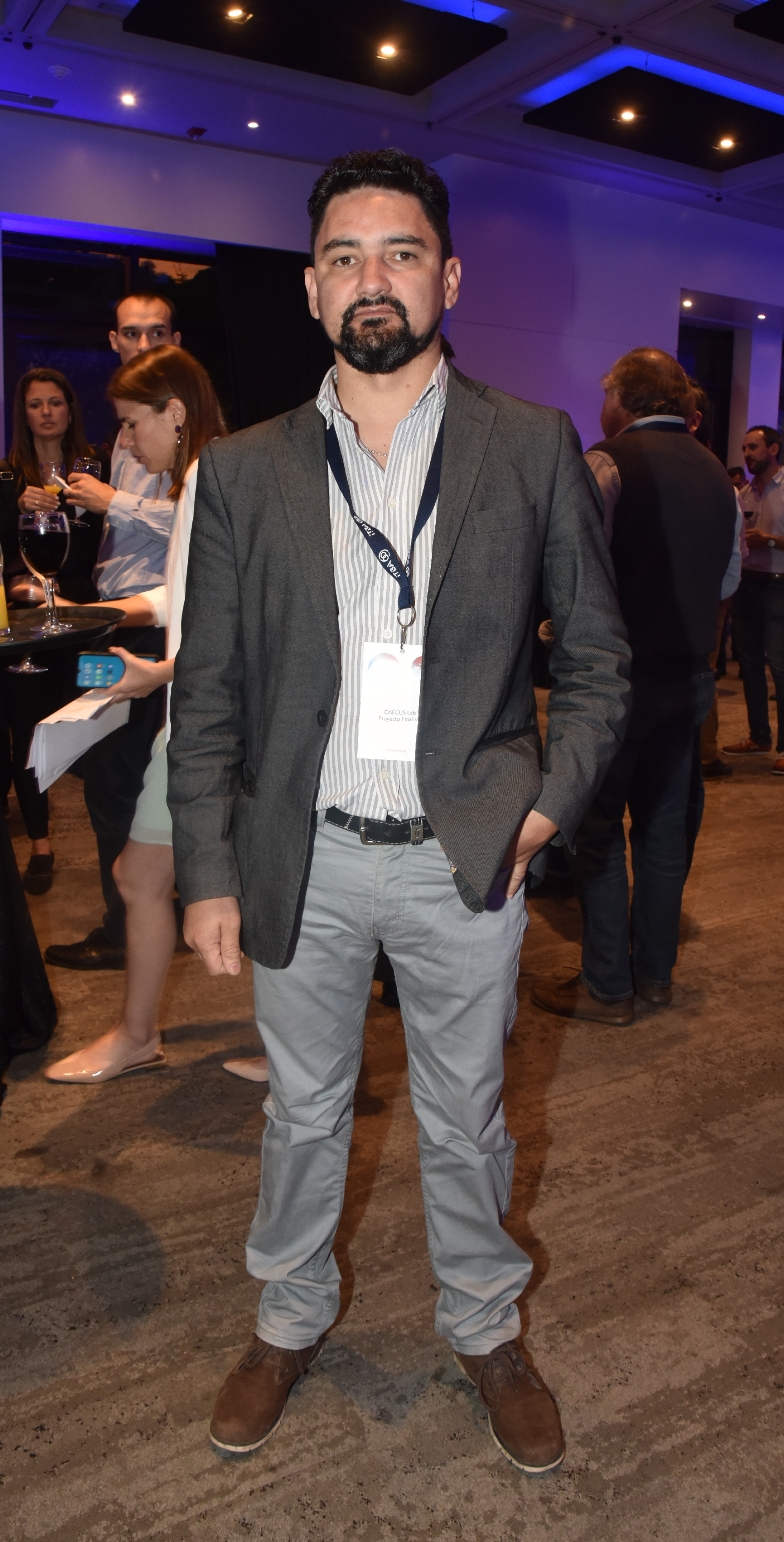 Lucas Manuel Sala (Argentina), de Caecus Lab, un emprendimiento que desarrolla productos inclusivos y cuyo primer producto es Smart Glasess, pensados para personas con discapacidad visual.
