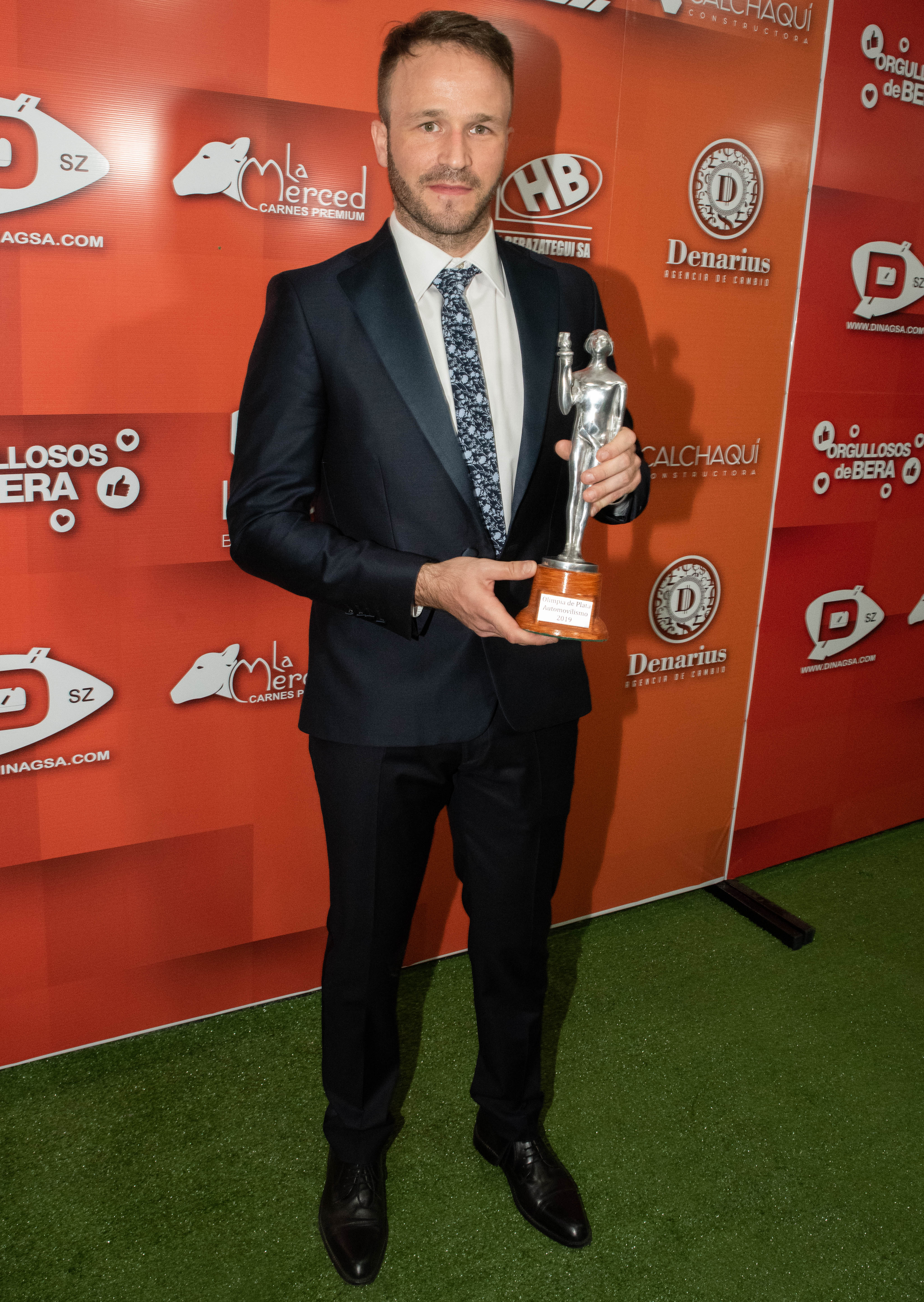 Agustín Canapino, el ganador en la categoría Automovilismo.