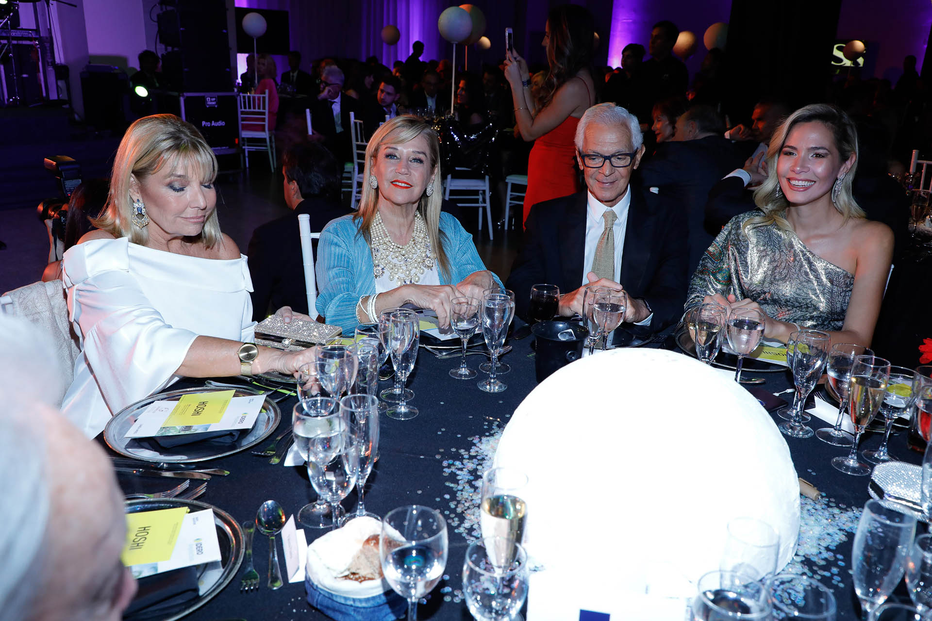Adriana Costantini, Marcela Tinayre, Eduardo Costantini y Elina Fernández Fantacci