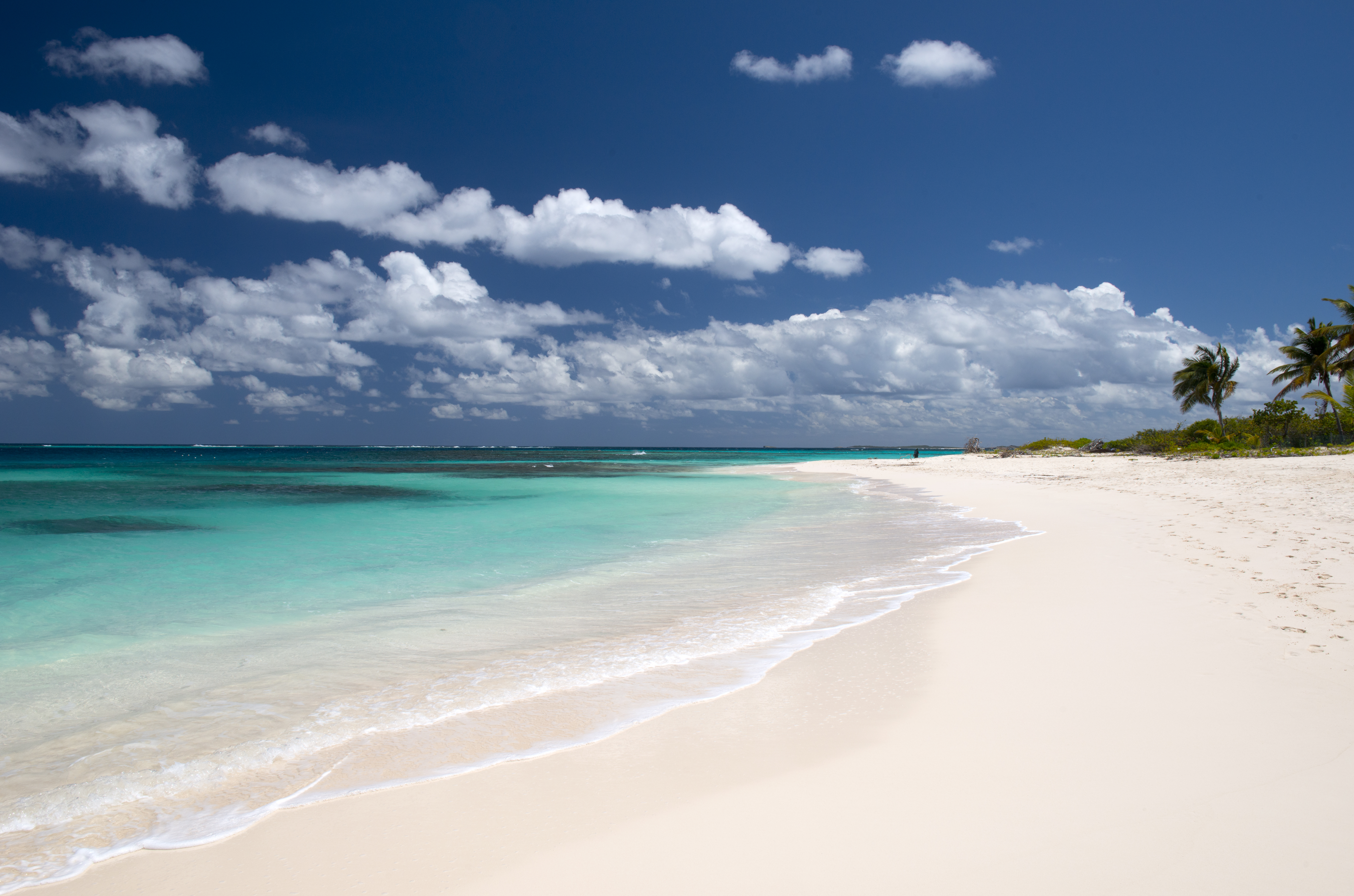 De las 33 playas de Anguila, esta es, por mucho, la más popular entre los visitantes. Los viajeros pueden disfrutar de los cielos azules y el aire fresco, bucear en los arrecifes poco profundos y probar deliciosos pescados frescos desde la comodidad de una de las mejores playas del mundo