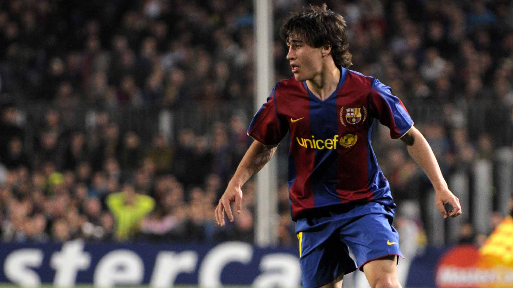 Bojan debutó con 16 años en el primer equipo del FC Barcelona