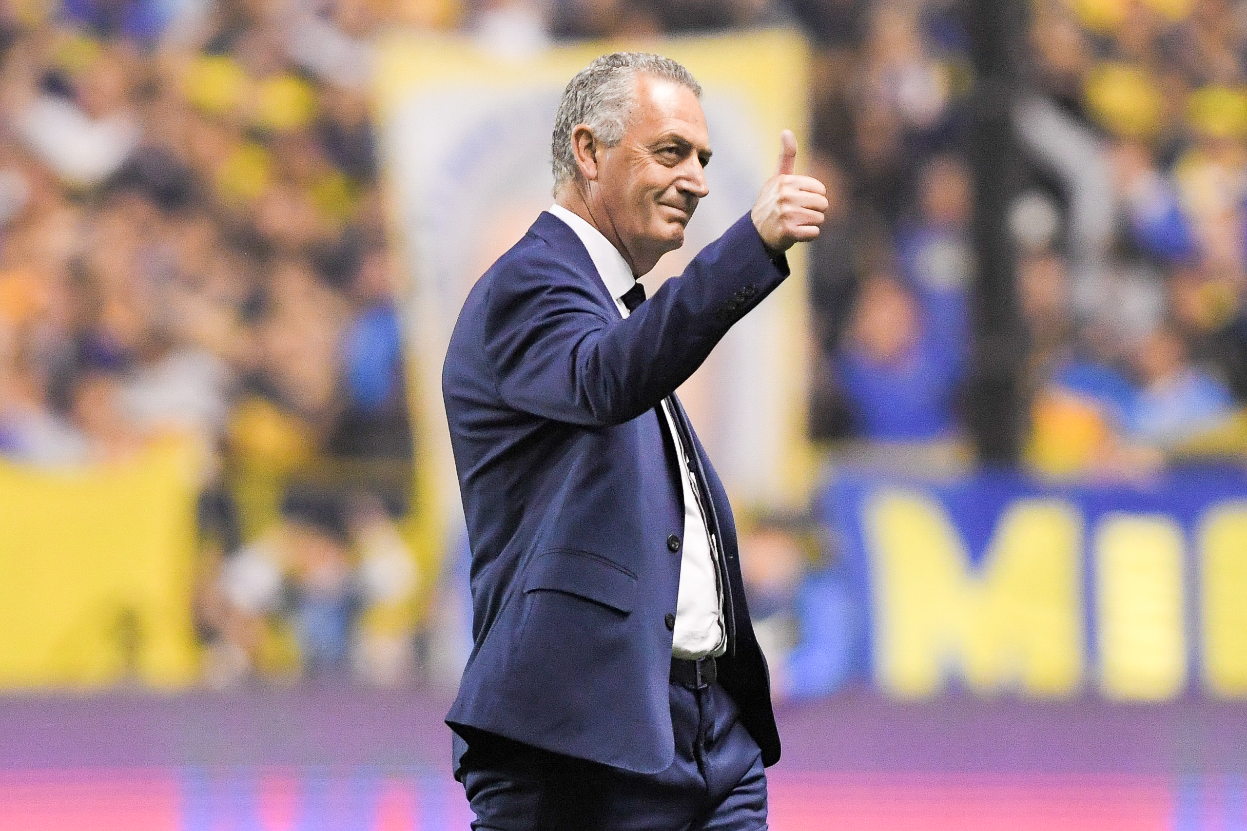 Gustavo Alfaro se despide de Boca con el 65% de efectividad (Foto: Julián Álvarez/Telam)