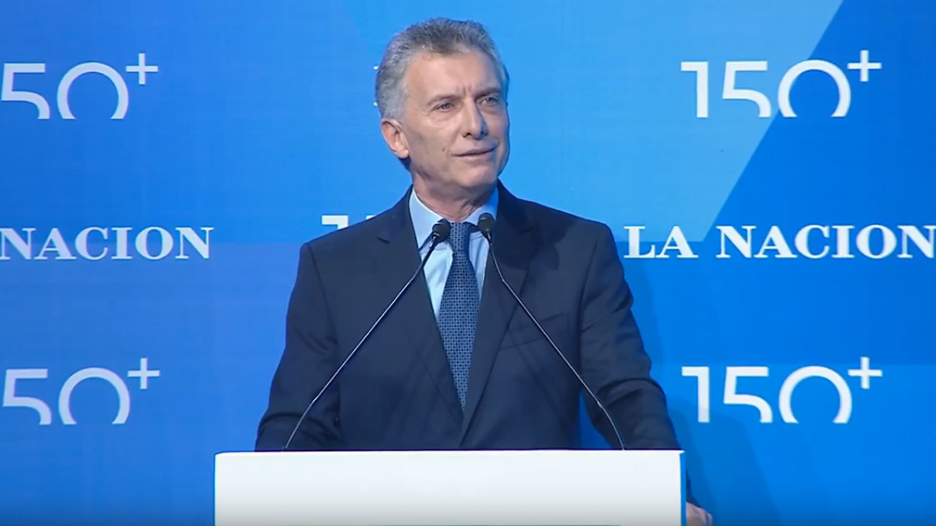 El discurso del presidente Mauricio Macri, en el 150ª aniversario del diario La Nación