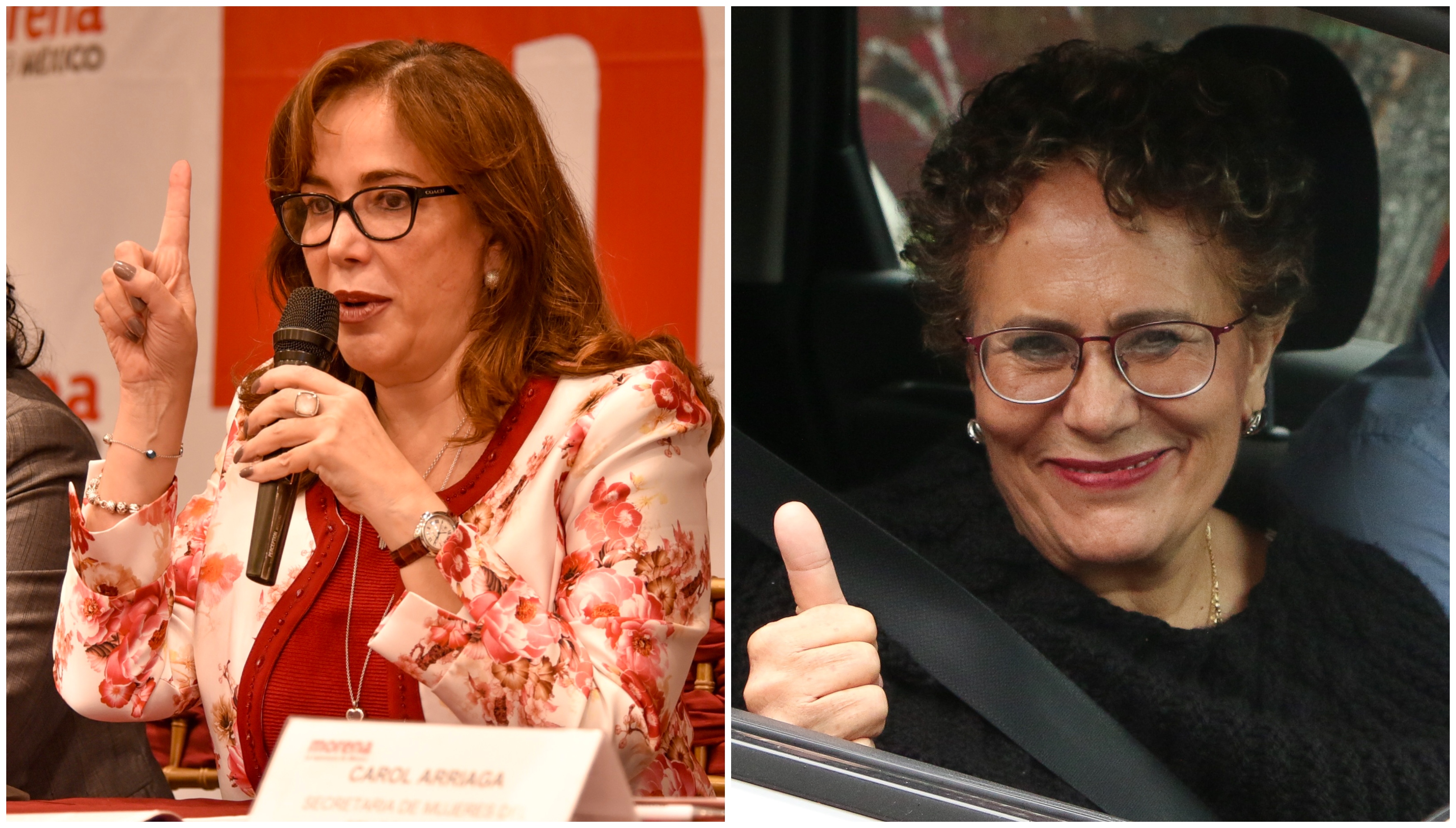 Polevnsky y Luján, ambas dentro del liderazgo del partido, renunciarían a finales de octubre para participar en el proceso sucesorio (Foto: Especial)
