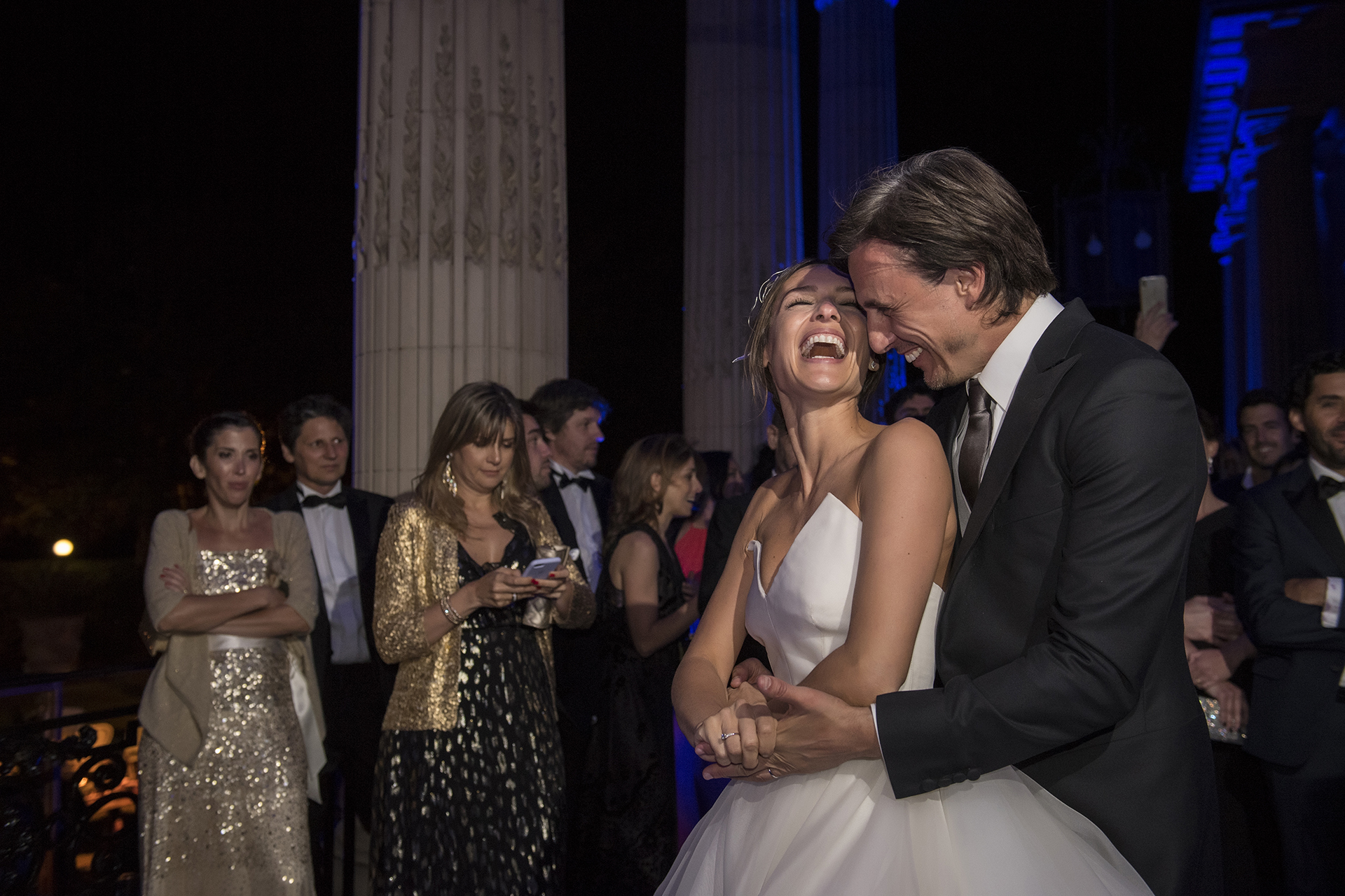 Pampita y Roberto, muy enamorados