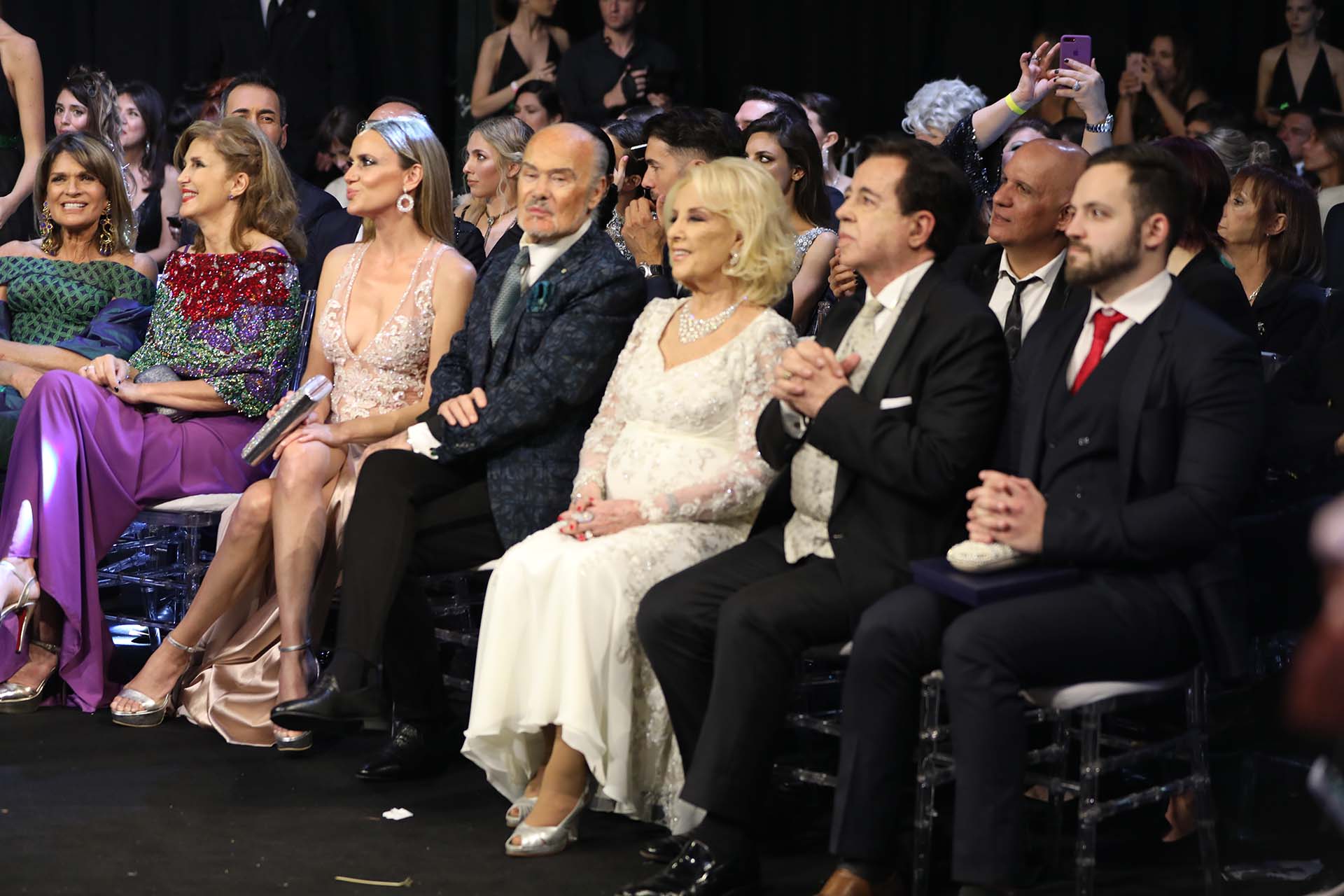 El front row de la noche: Mirtha no se perdió detalle de toda la ceremonia junto a Héctor Vidal Rivas