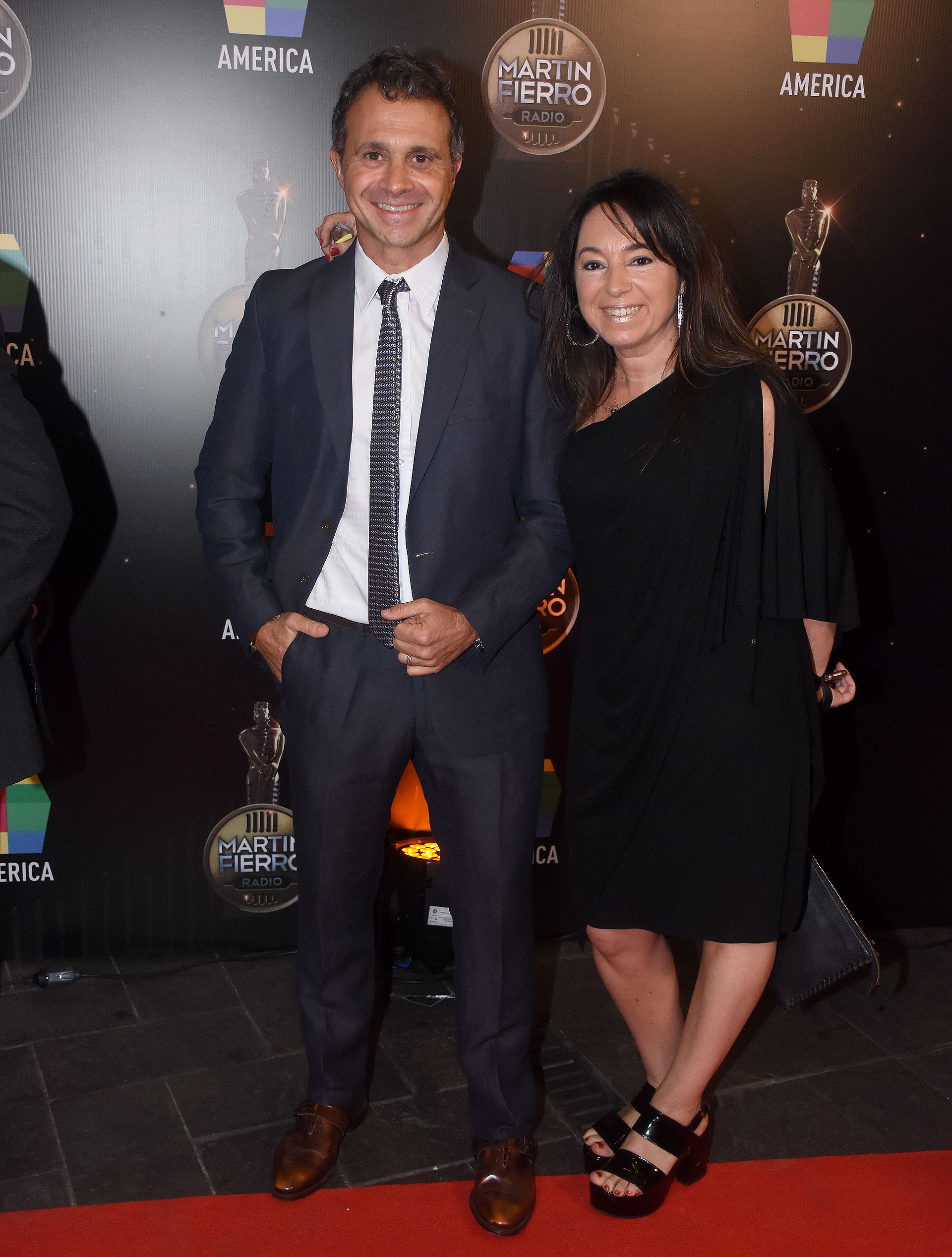 Sergio Lapegüe y su mujer,